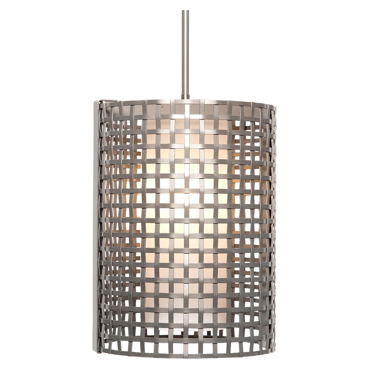 Shown in Beige Silver finish and Frosted glass