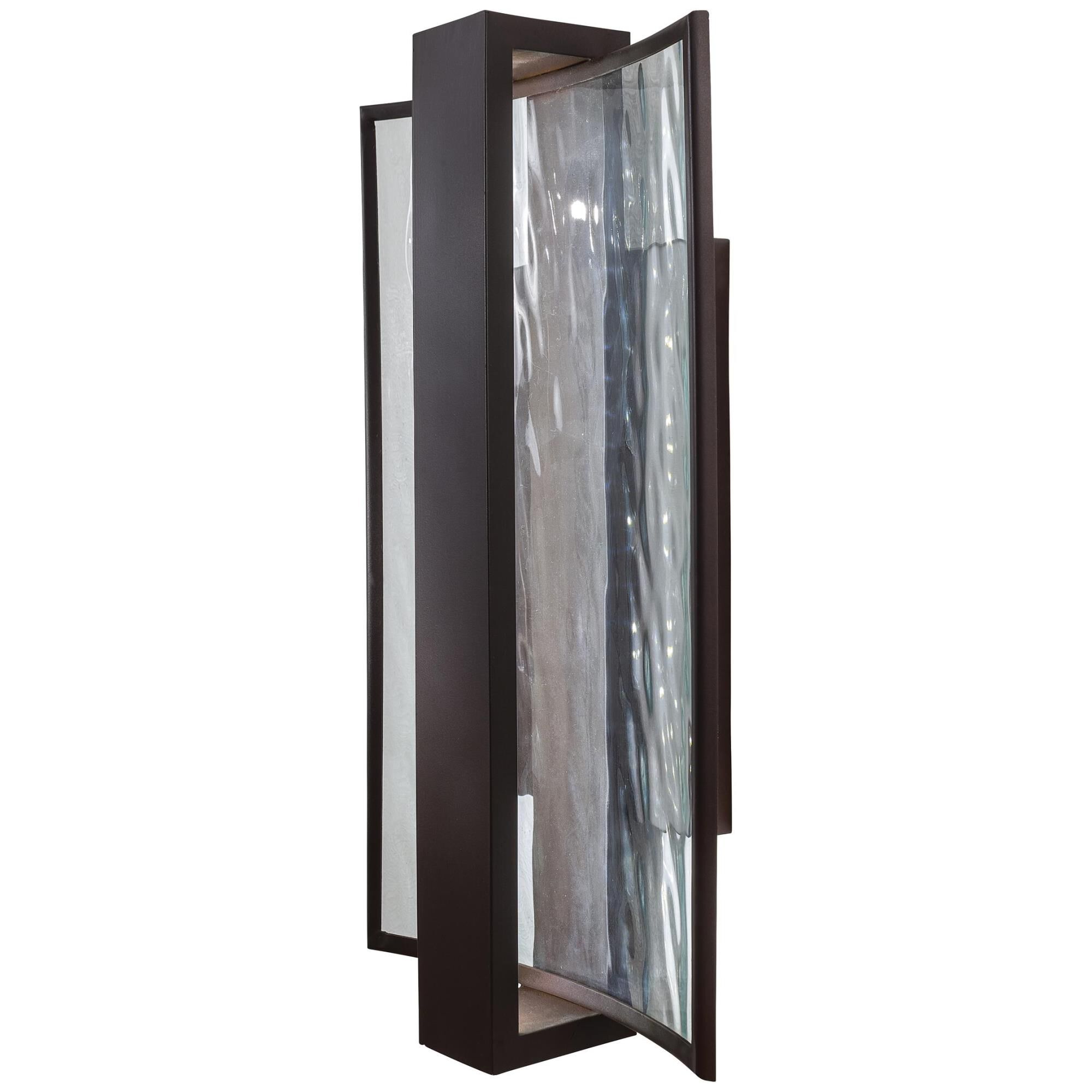 Shown in Dorian Bronze finish and Clear Water glass