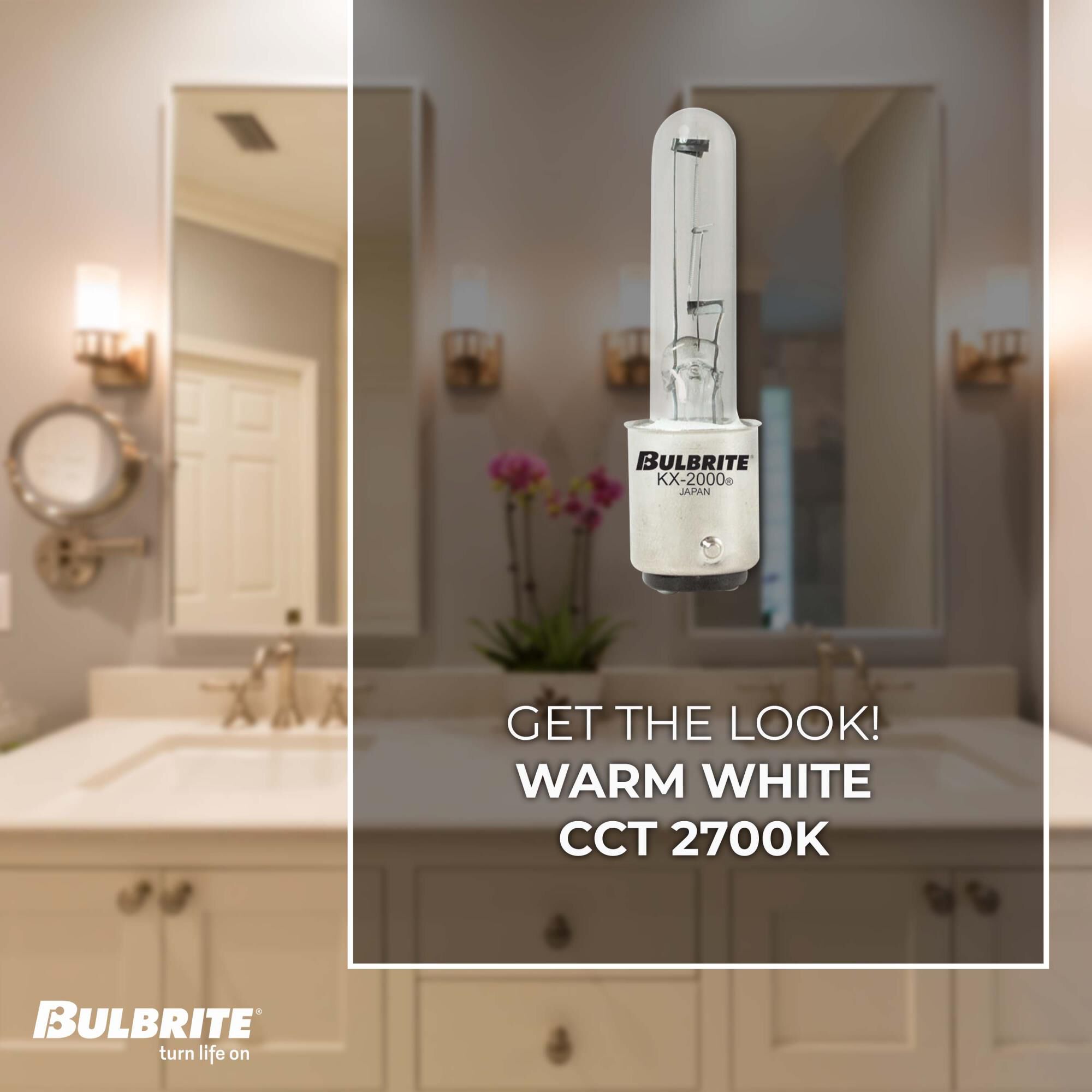 60 Watt 2700K T3 Xenon Light Bulb by Bulbrite