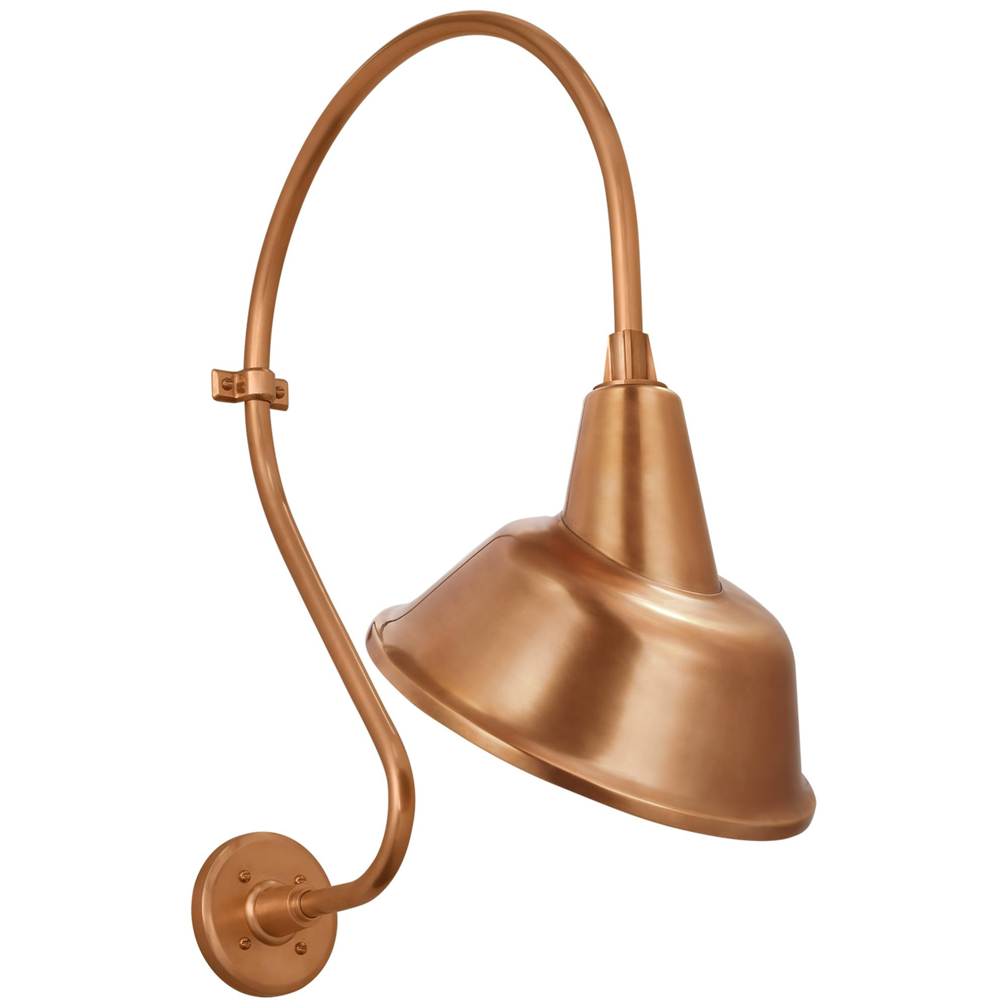 Shown in Soft Copper finish and Copper shade