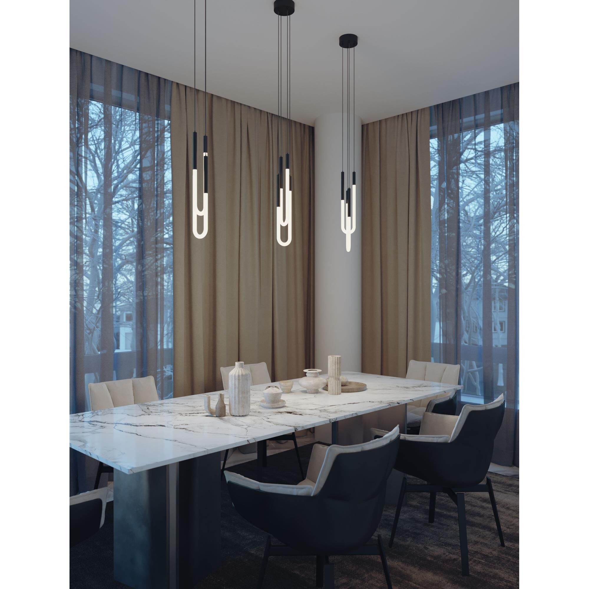 Adel 4 Inch Multi Light Pendant by AFX Inc