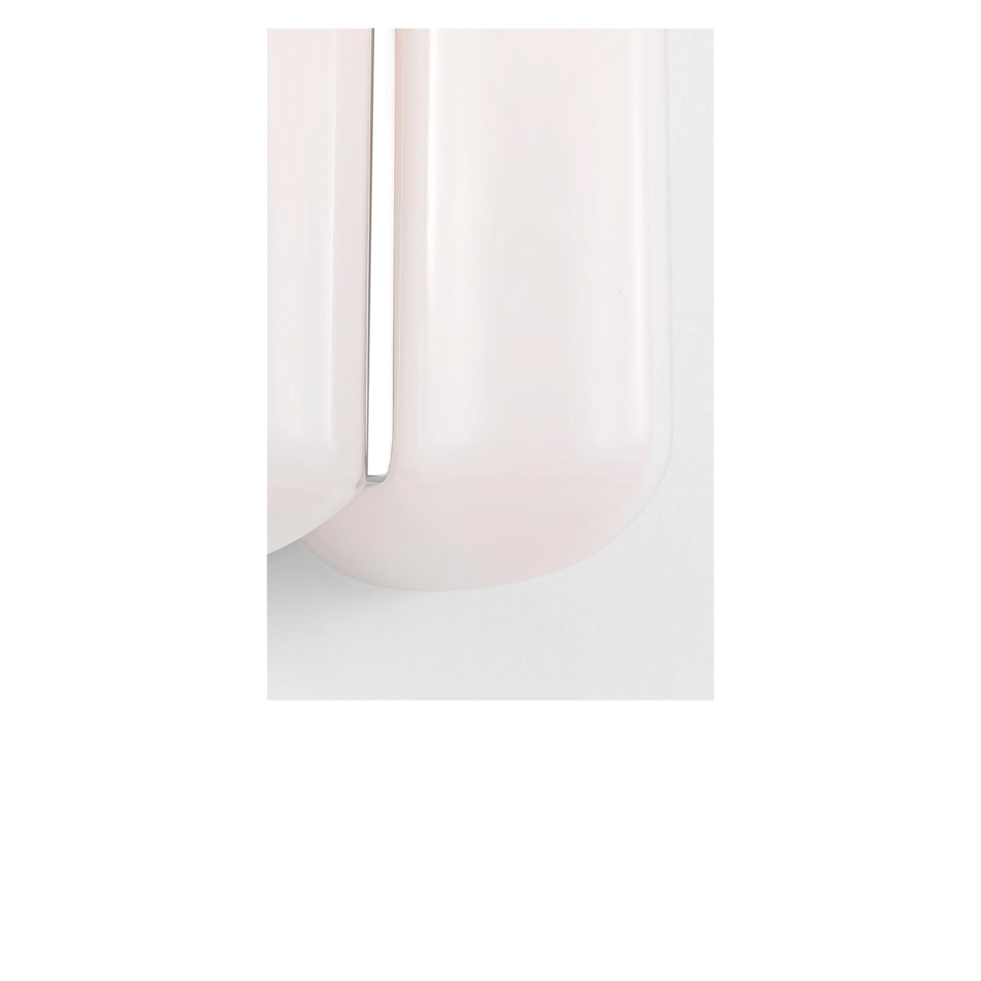 Shown in Polished Nickel finish and Milk glass