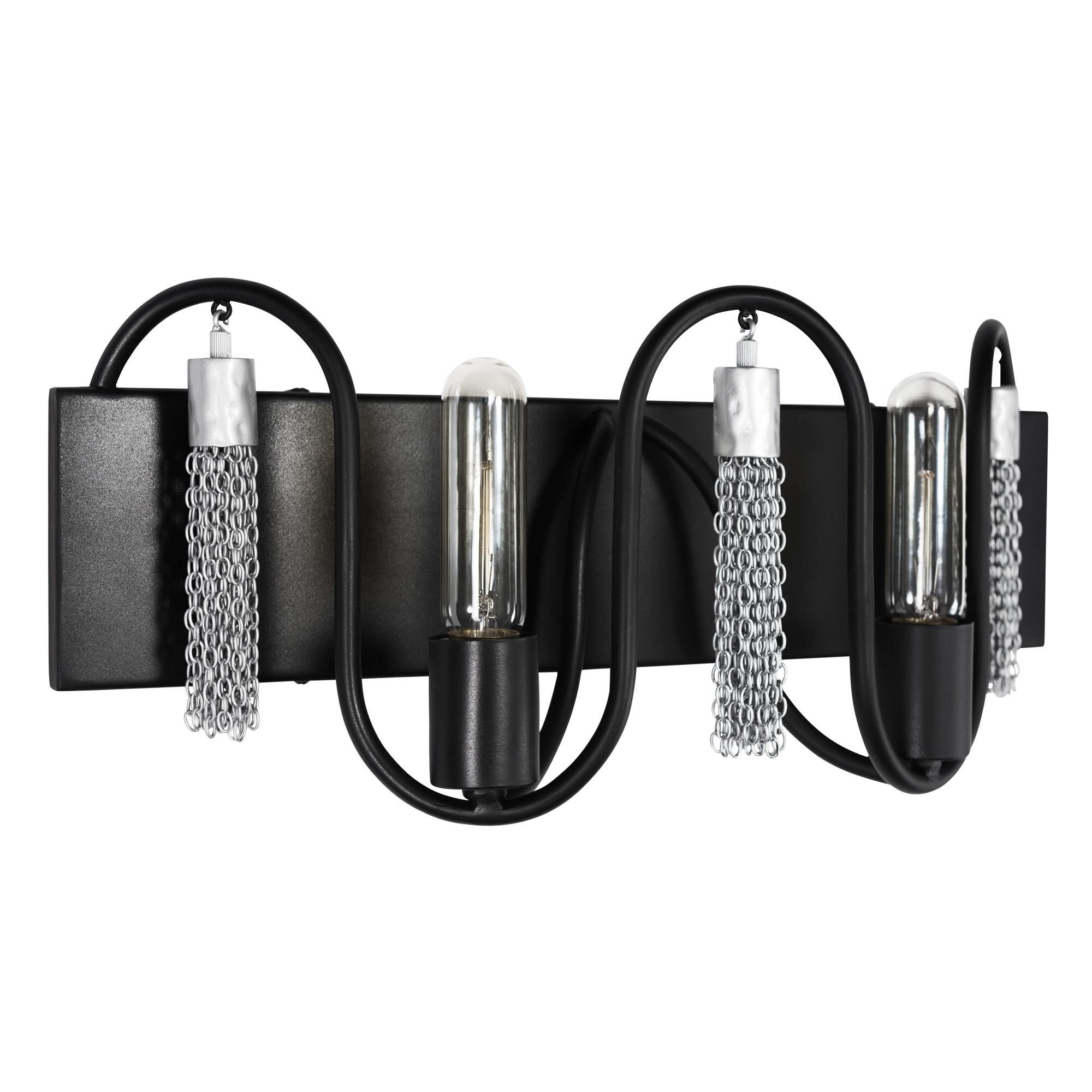 Shown in Black and Silver finish