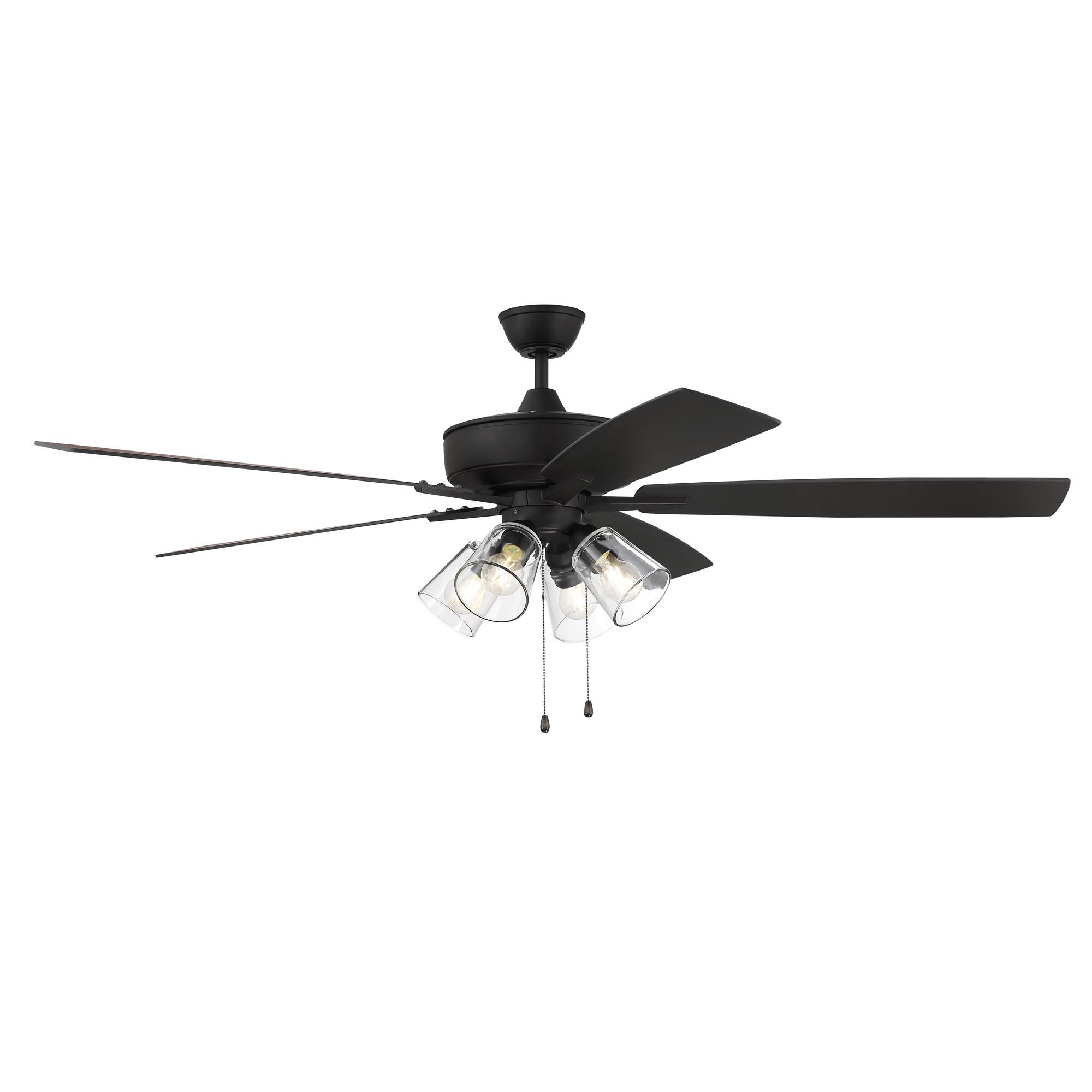 Shown in Espresso finish and Clear glass and Yes shade