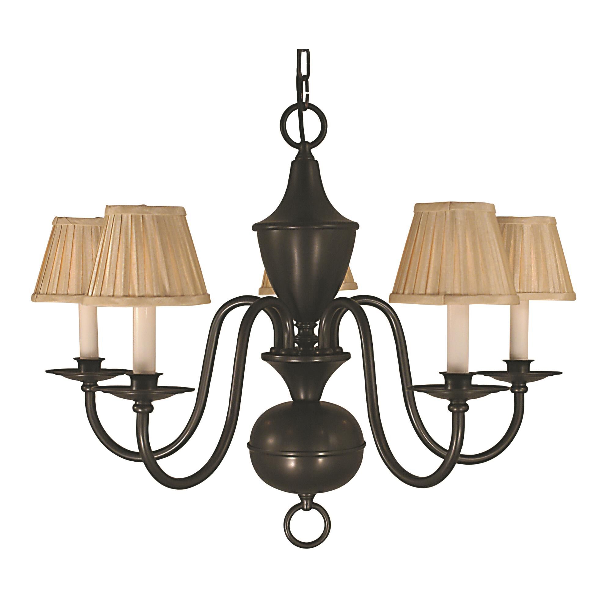 Jamestown 26 Inch 5 Light Chandelier by Framburg