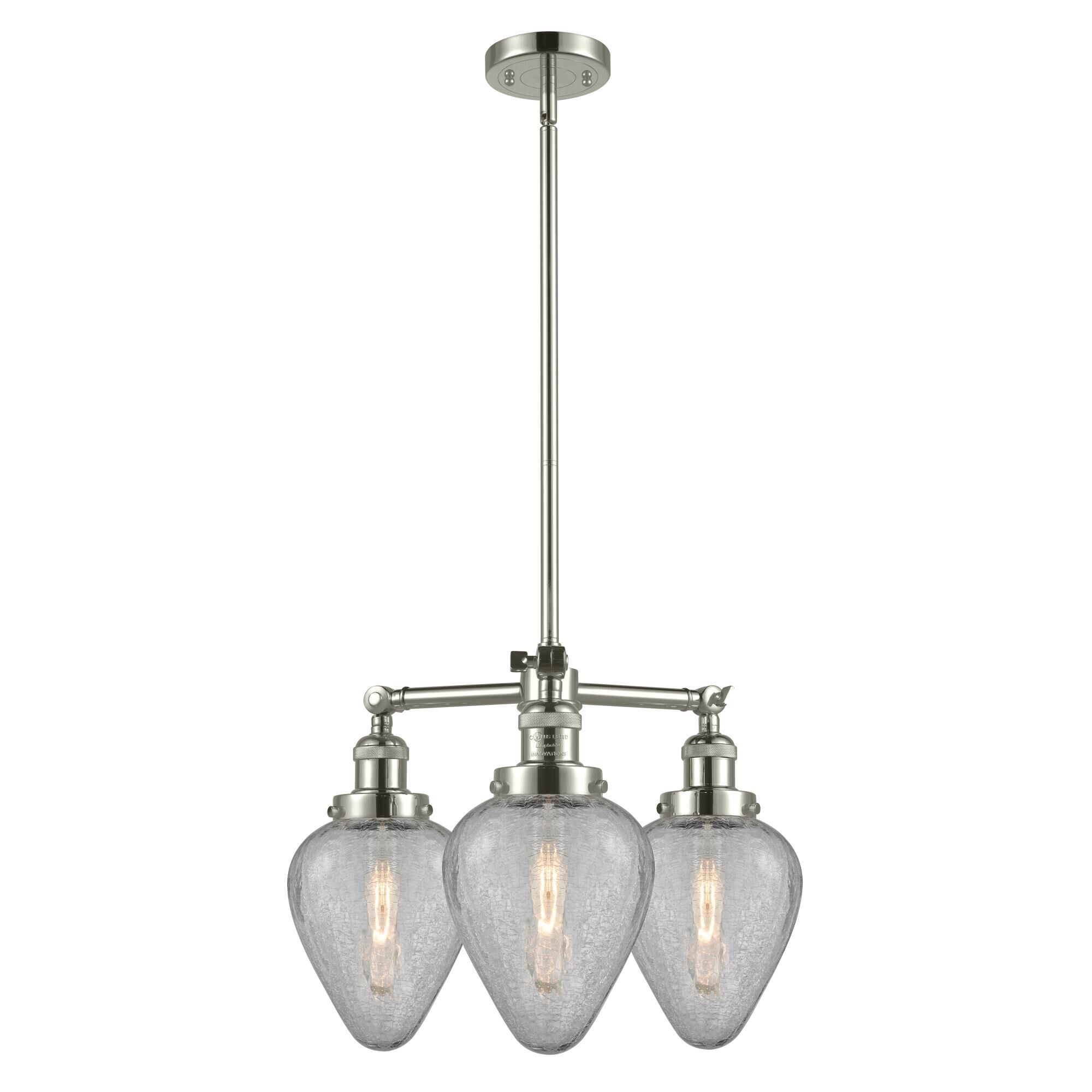Bruno Marashlian Geneseo 26 Inch 3 Light Chandelier,