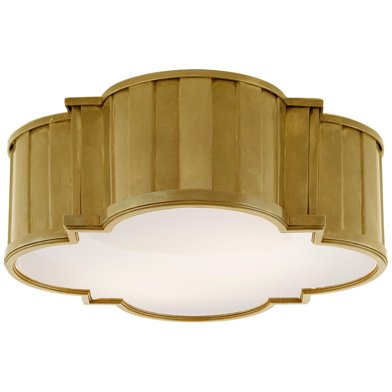 Thomas O'Brien Tilden 17 Inch 4 Light Flush Mount by Visual Comfort Signature Collection