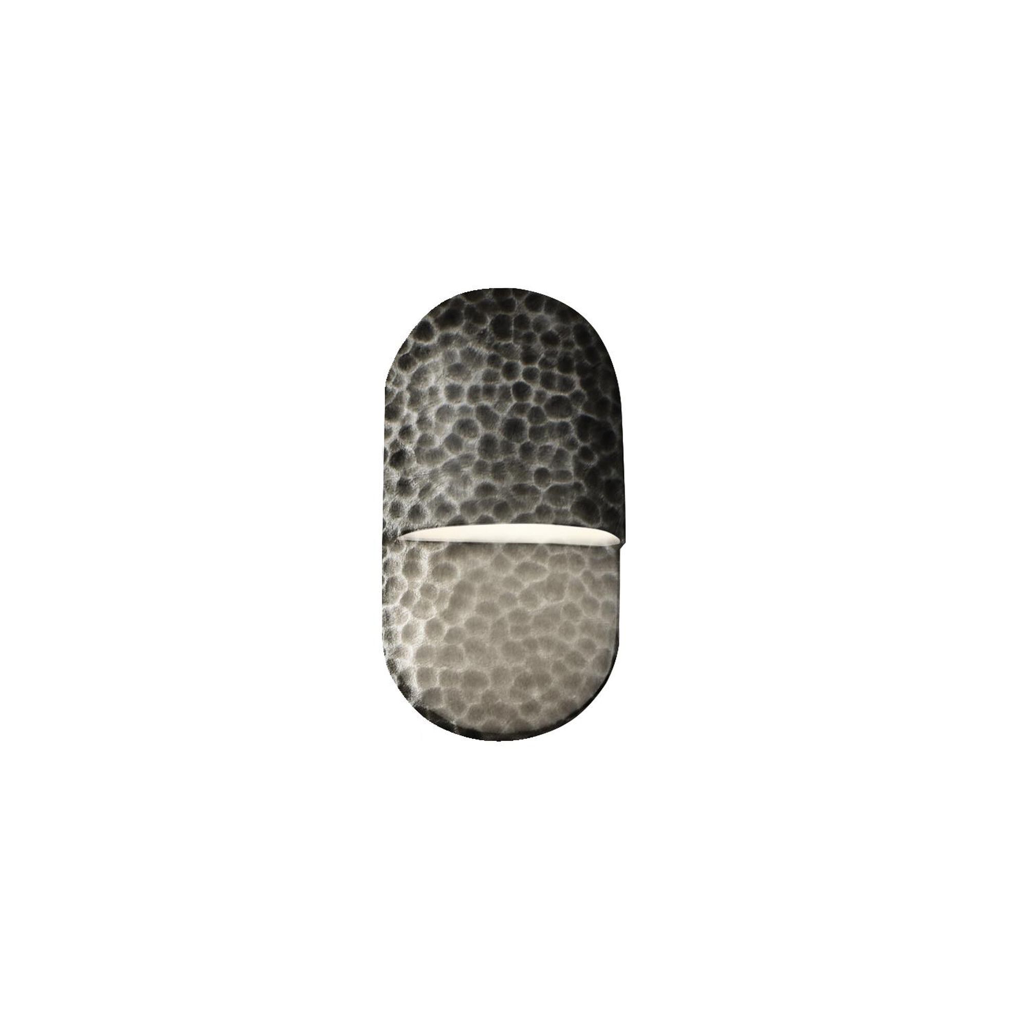 Shown in Hammered Pewter finish and Hammered Pewter shade