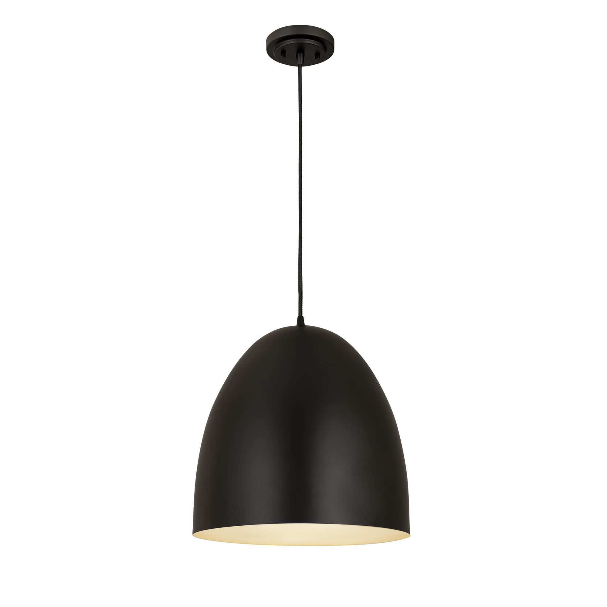 Shown in Matte Black finish and Iron glass and Iron shade