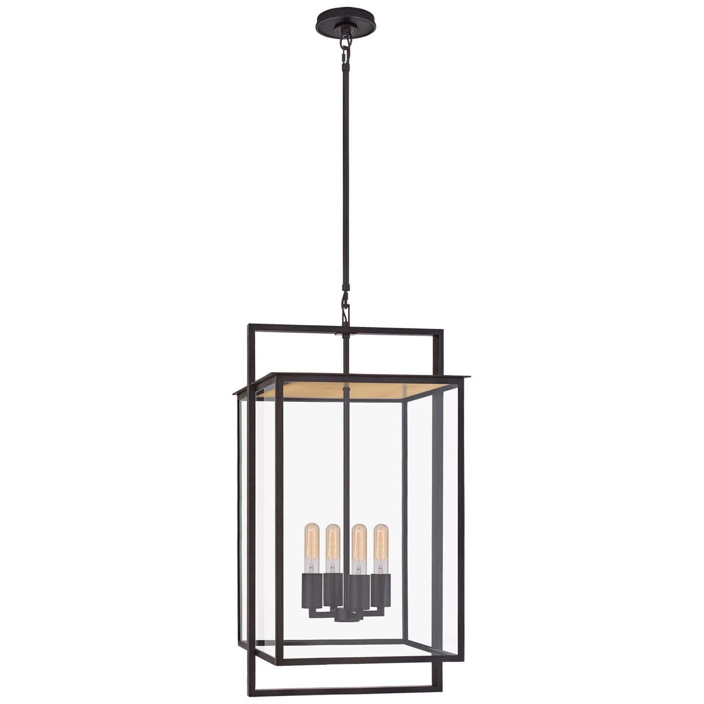 Ian K. Fowler Halle 4 Light Outdoor Hanging Lantern by Visual Comfort Signature Collection