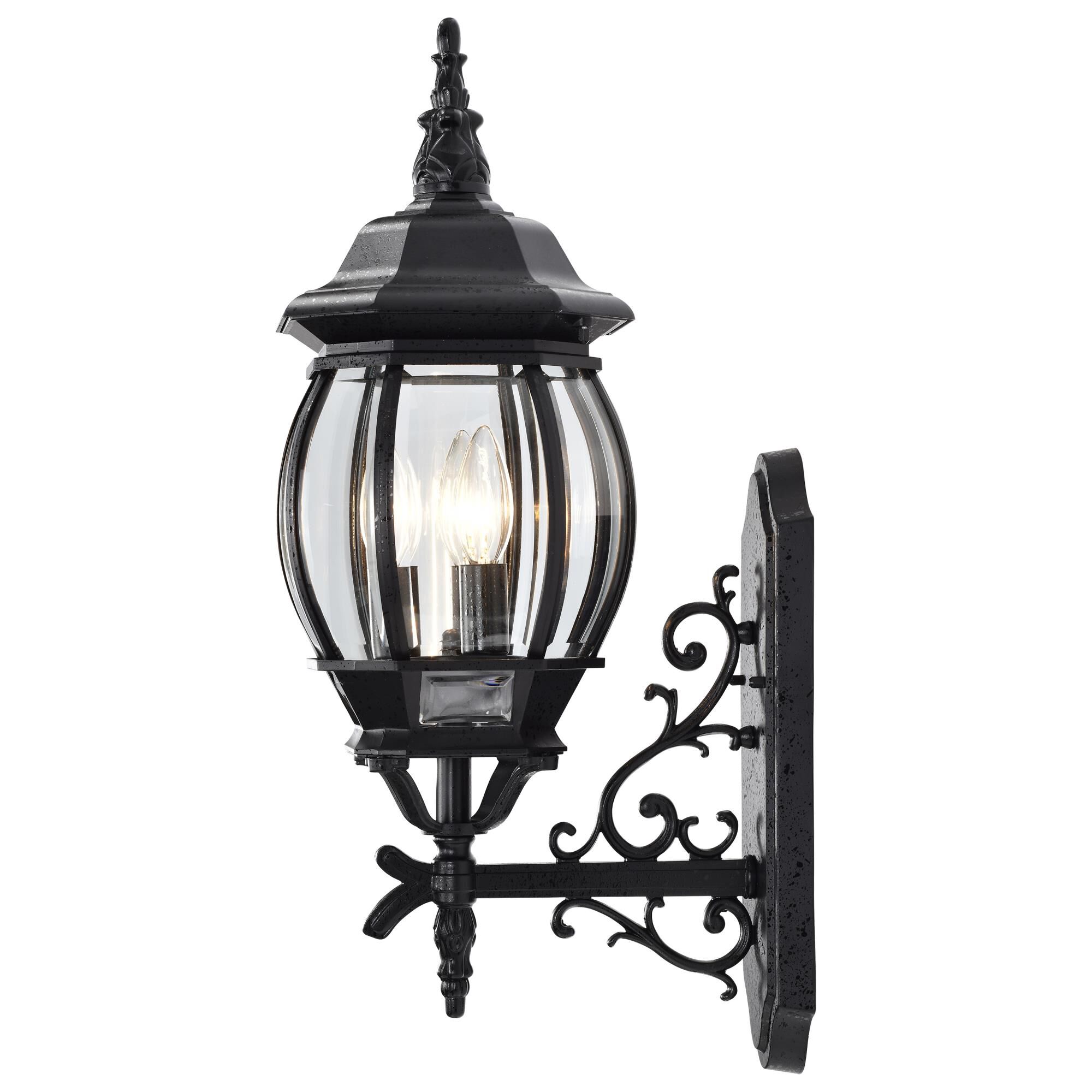 Central Park 23 Inch Tall 3 Light Outdoor Wall Light by Nuvo Lighting