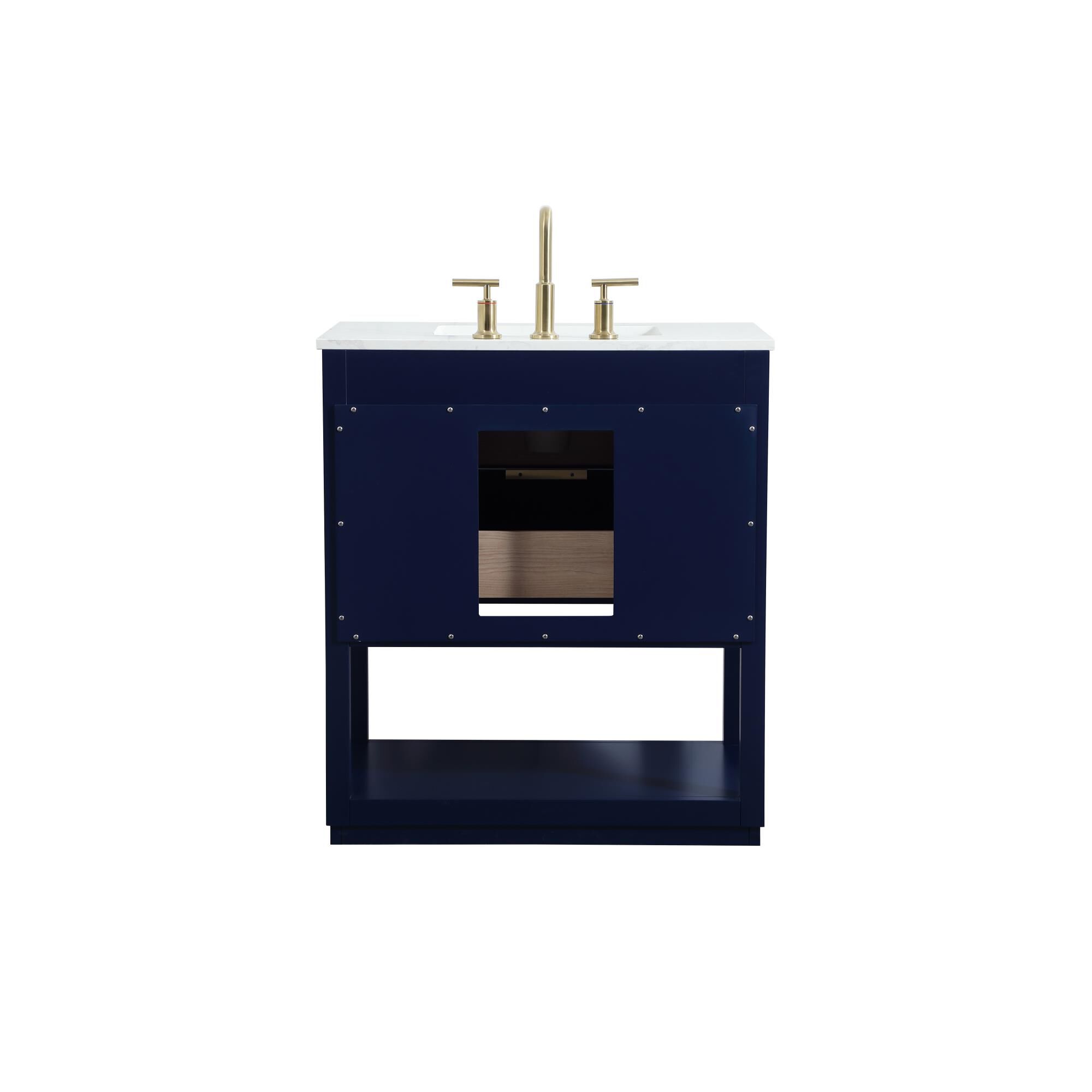 Shown in Blue finish