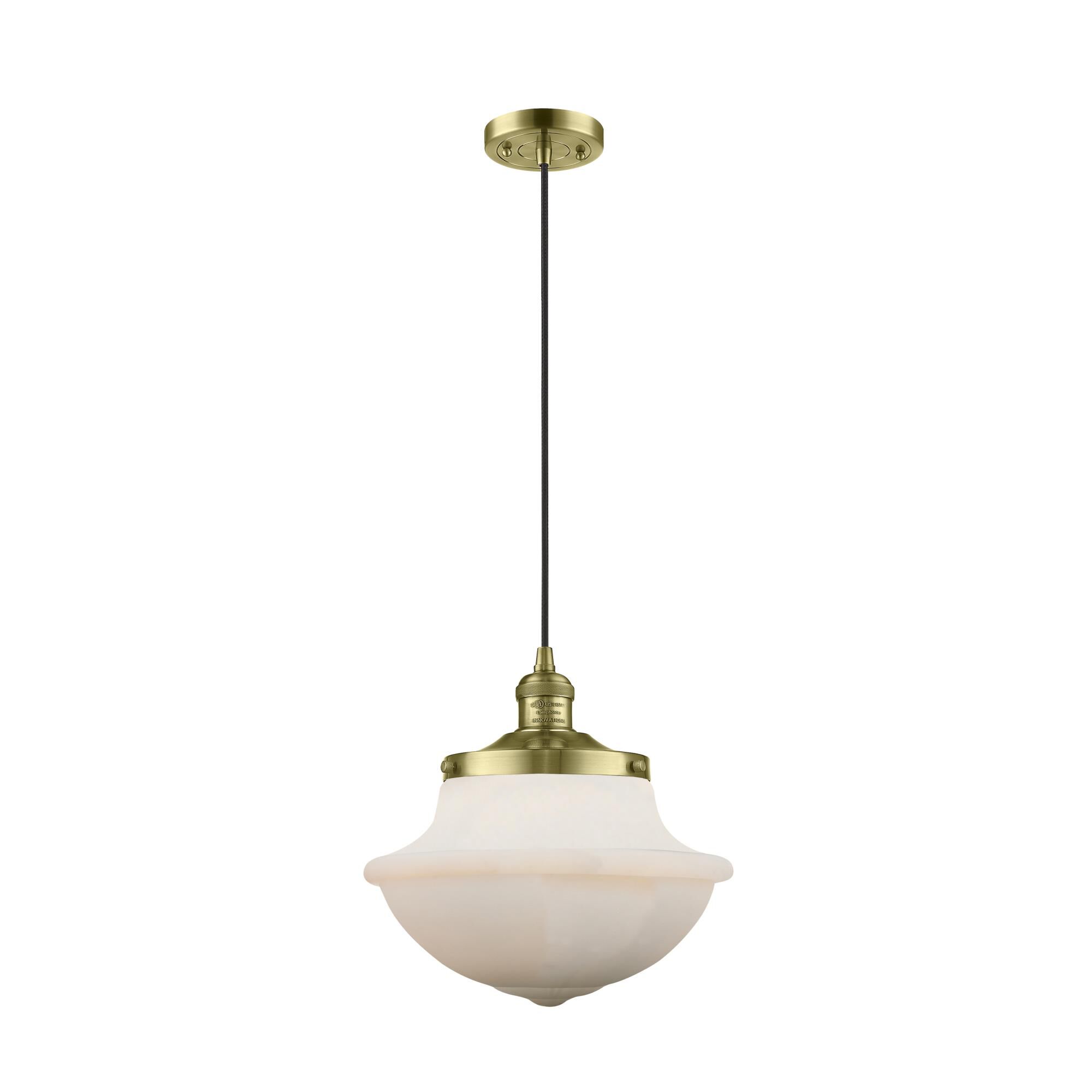 Innovations Lighting Bruno Marashlian Oxford School House 12 Inch Mini Pendant