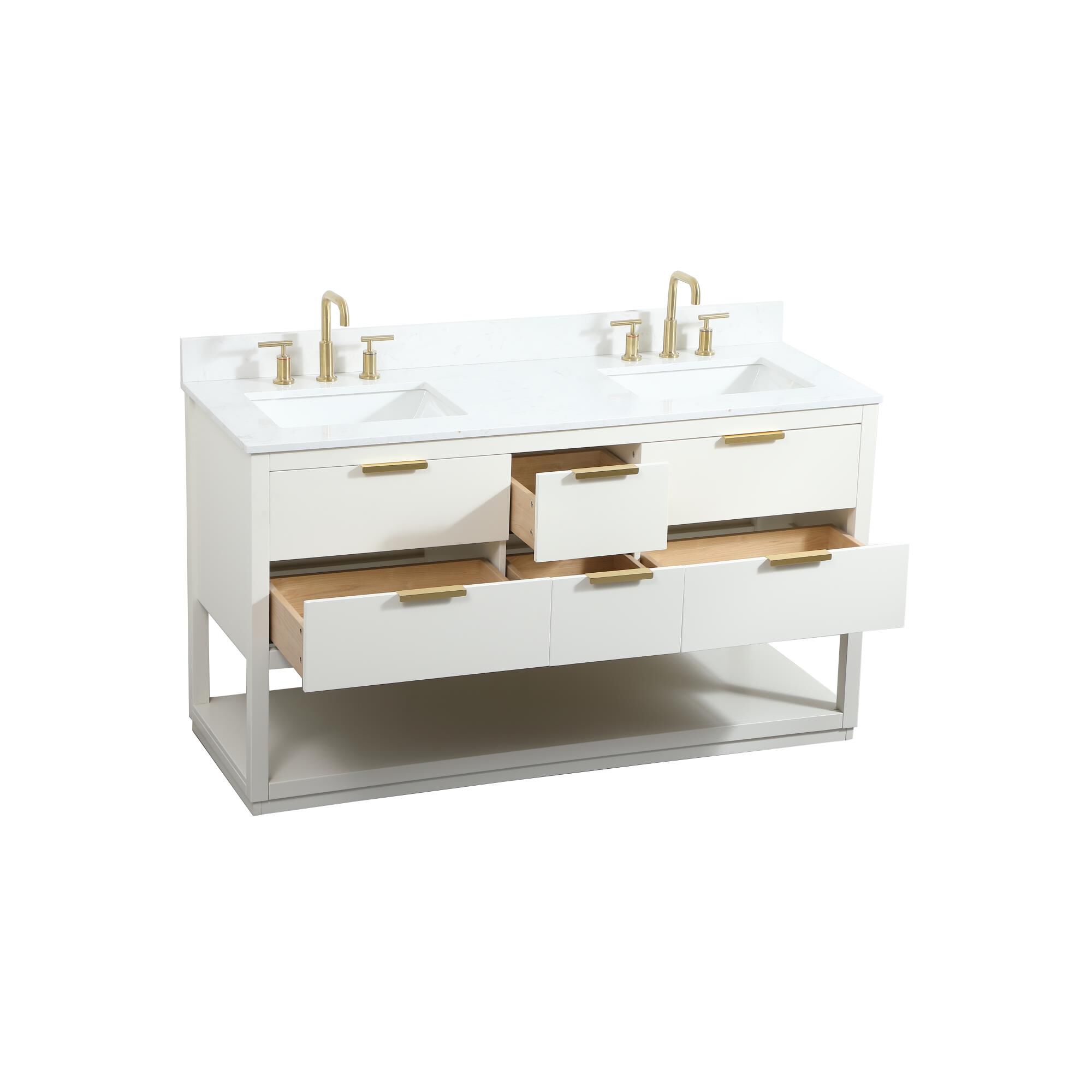 Shown in White finish