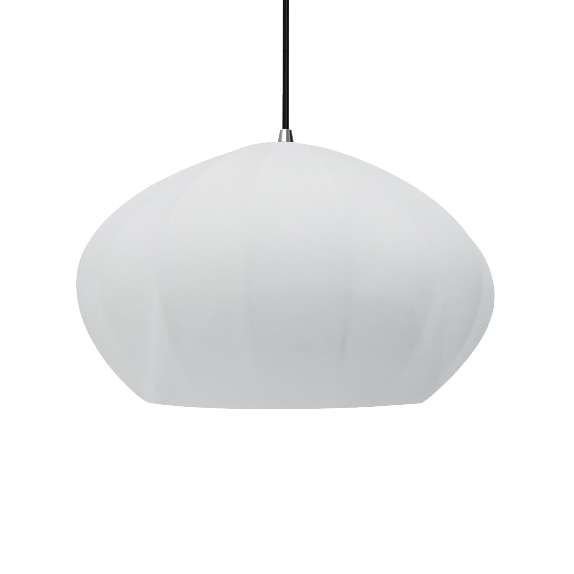 Shown in Polished Chrome finish and Gloss White shade