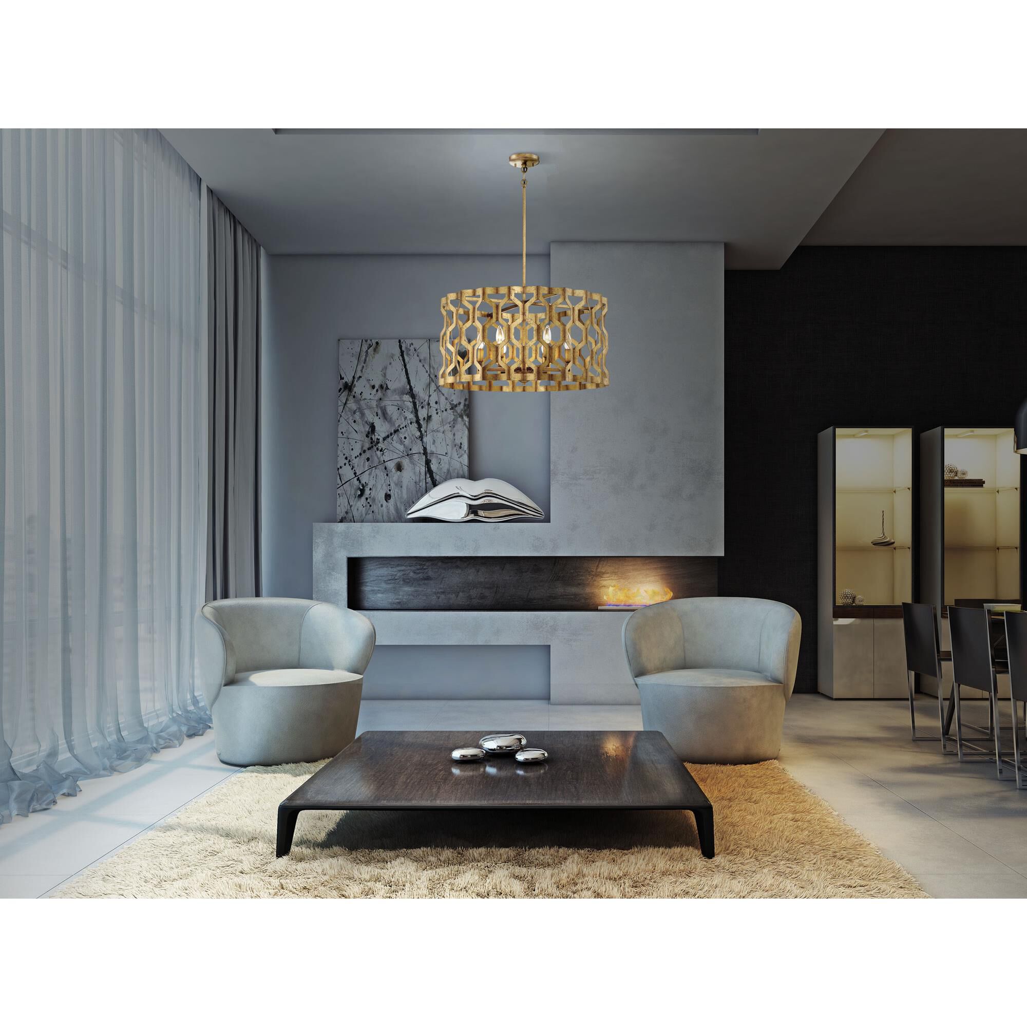 Coronade 26 Inch Large Pendant by Metropolitan Lighting