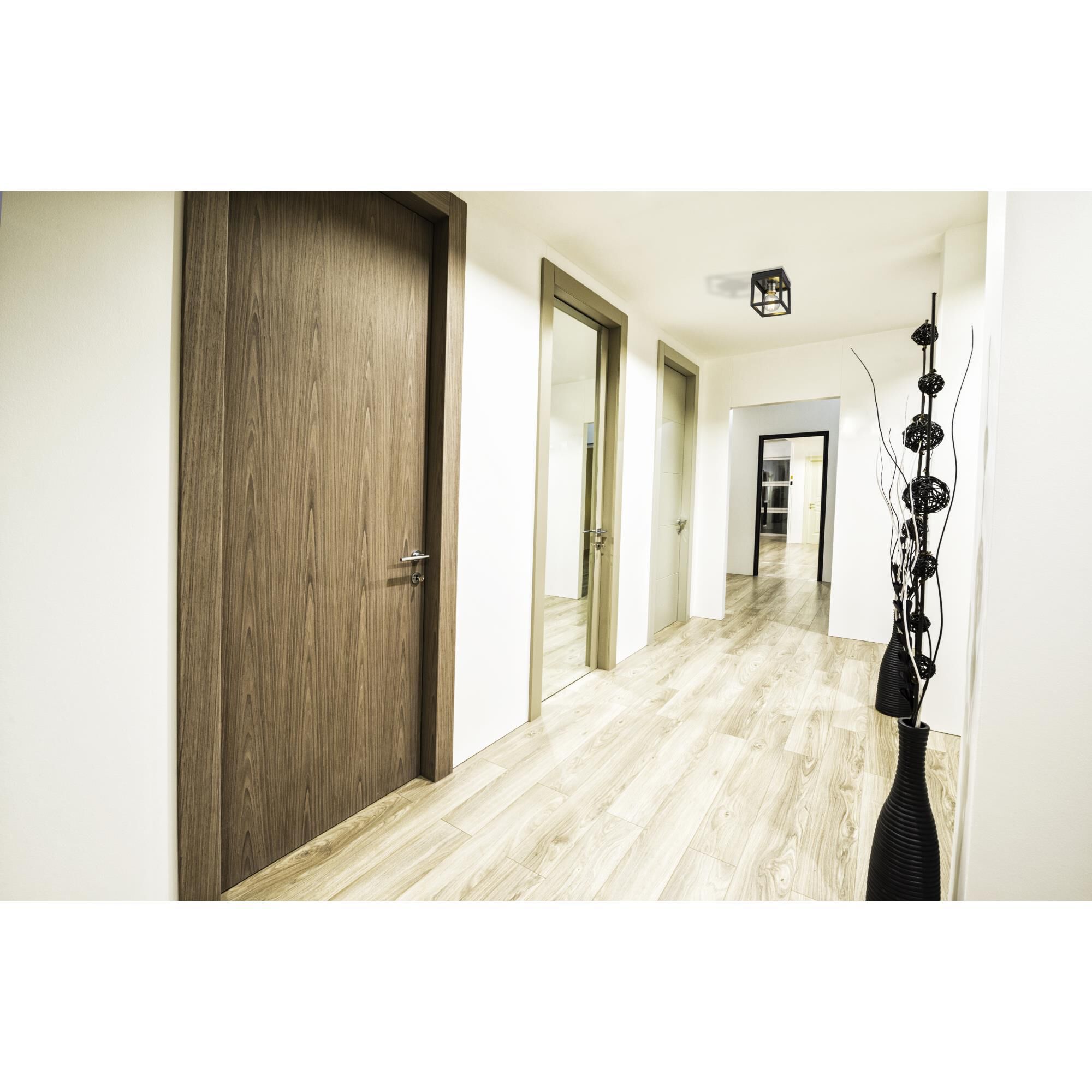 Shown in Matte Black + Brushed Nickel finish and --- glass and --- shade