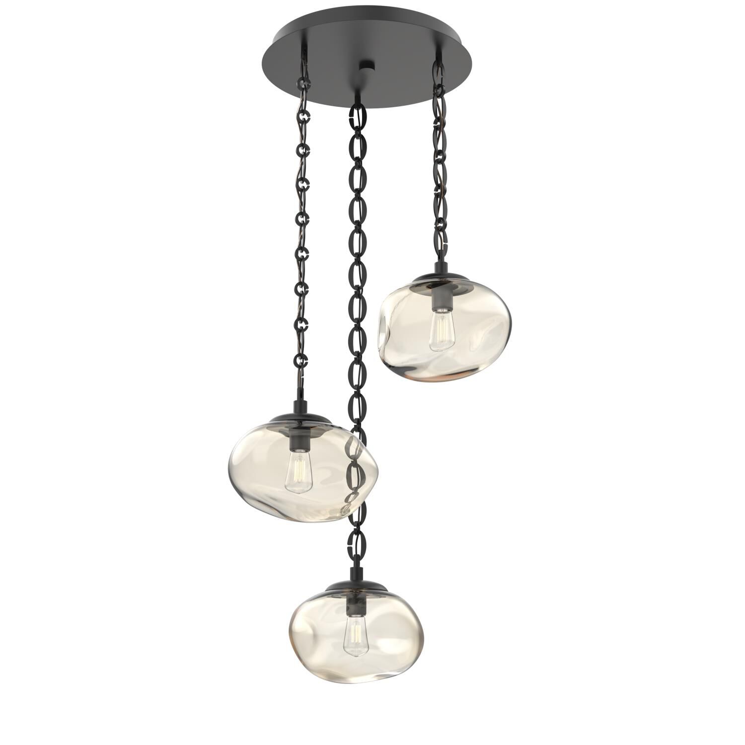 Levi Wilson Nova Bulb 22 Inch Multi Light Pendant by Hammerton Studio
