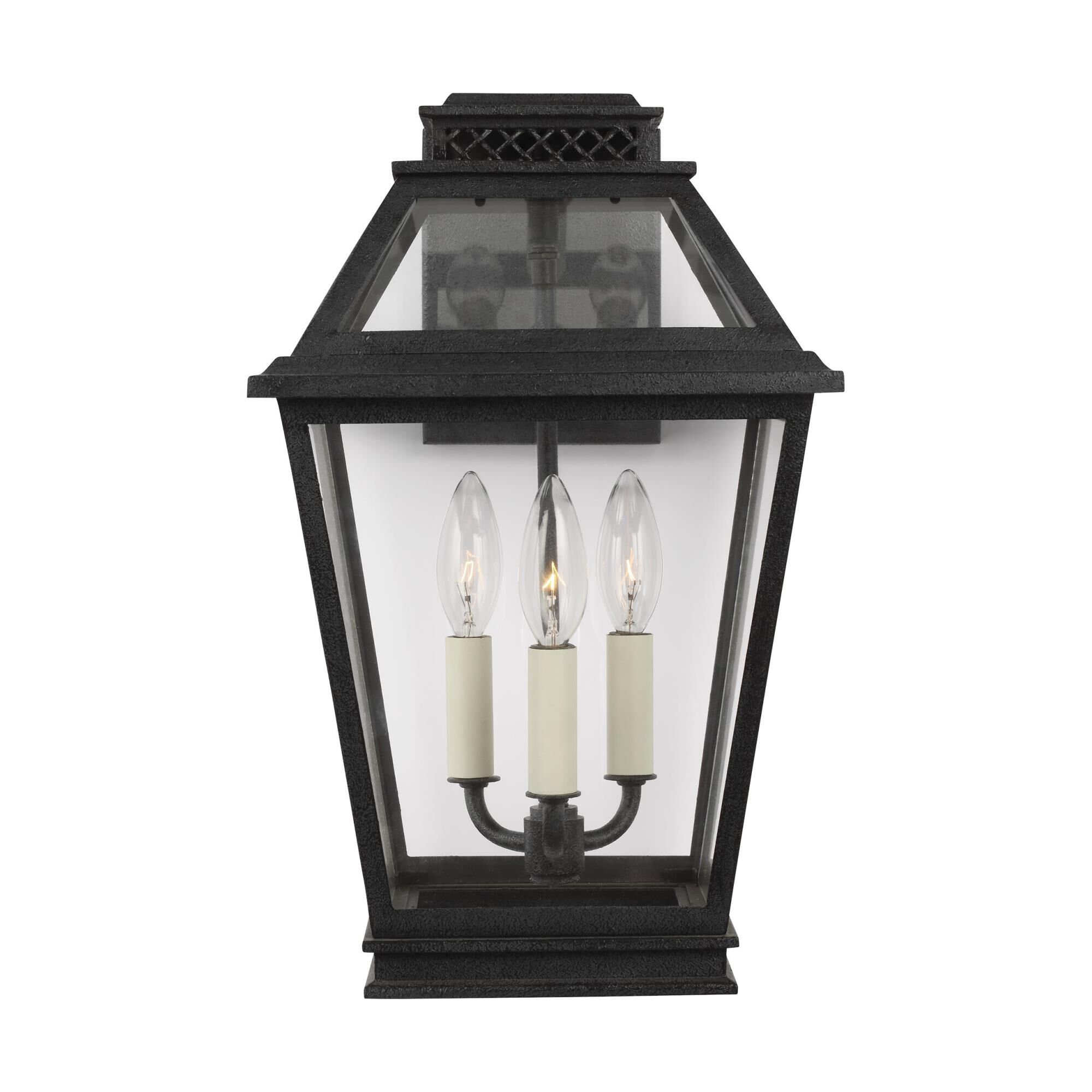 Chapman & Myers Falmouth 16 Inch Tall 3 Light Outdoor Wall Light by Visual Comfort Studio Collection