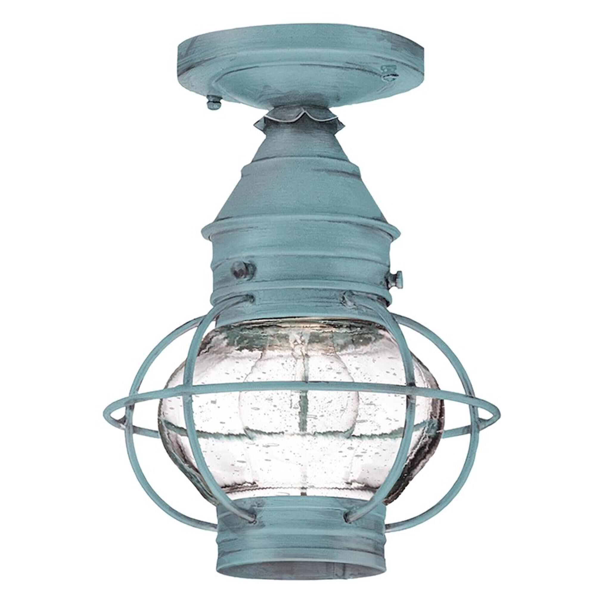 Onion 8 Inch Outdoor Flush Mount,