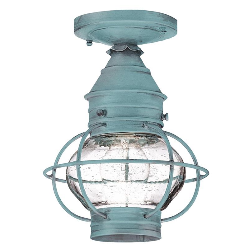 Onion 8 Inch Outdoor Flush Mount by Northeast Lantern