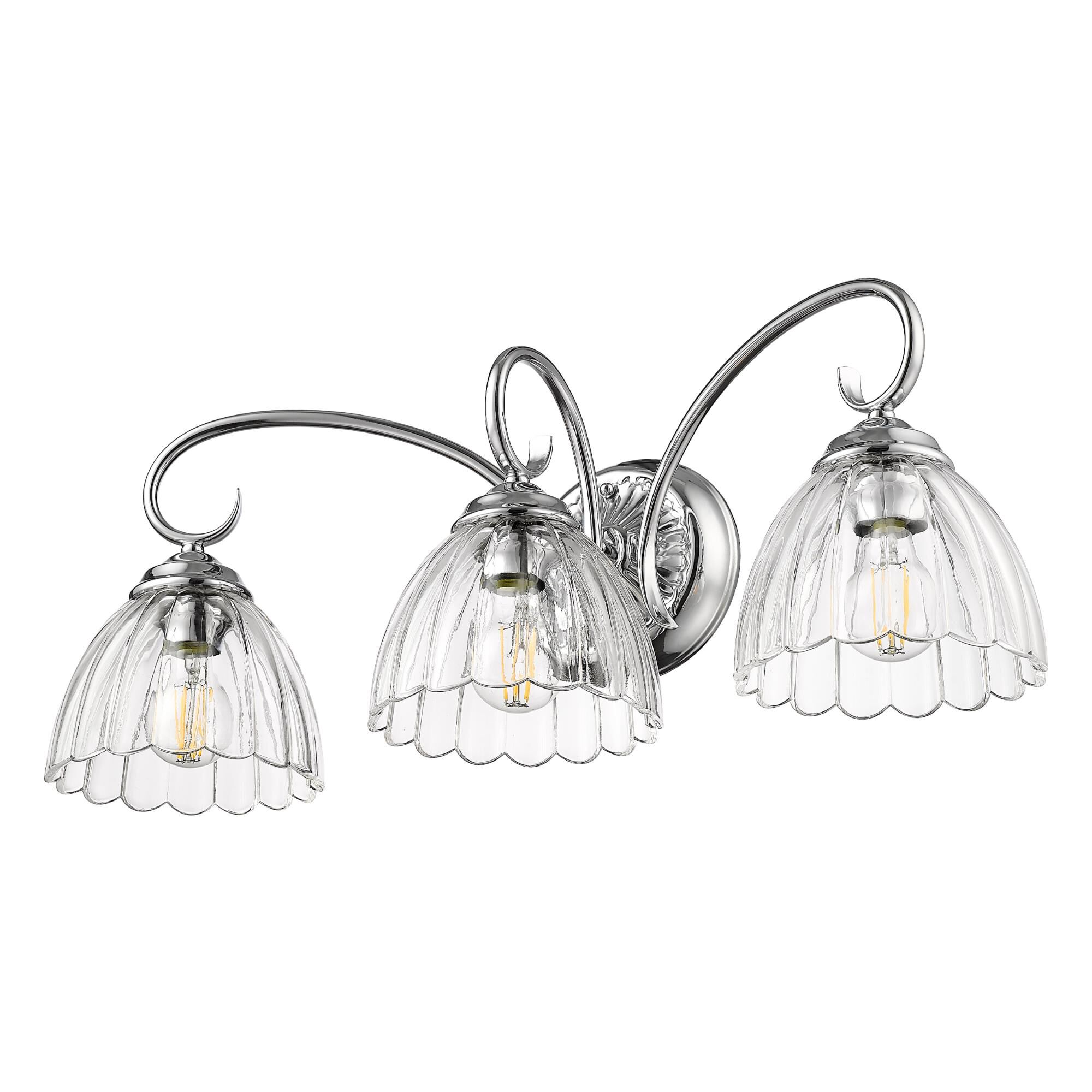 Audra 26 Inch Bath Vanity Light by Golden Lighting