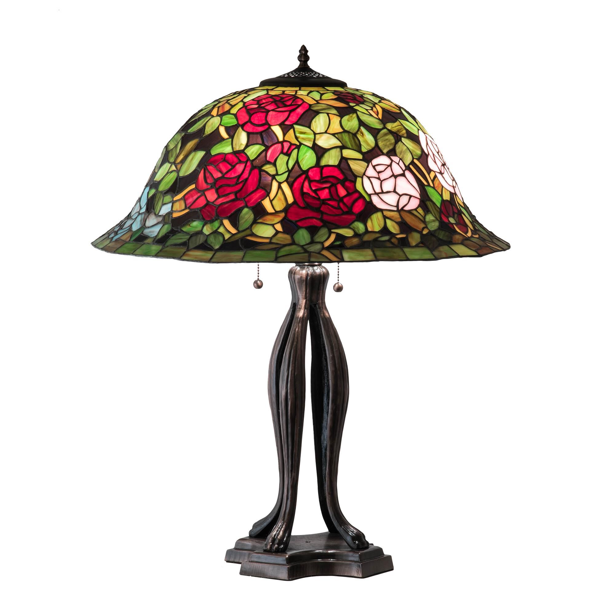 Tiffany Rosebush 30 Inch Table Lamp by Meyda Lighting