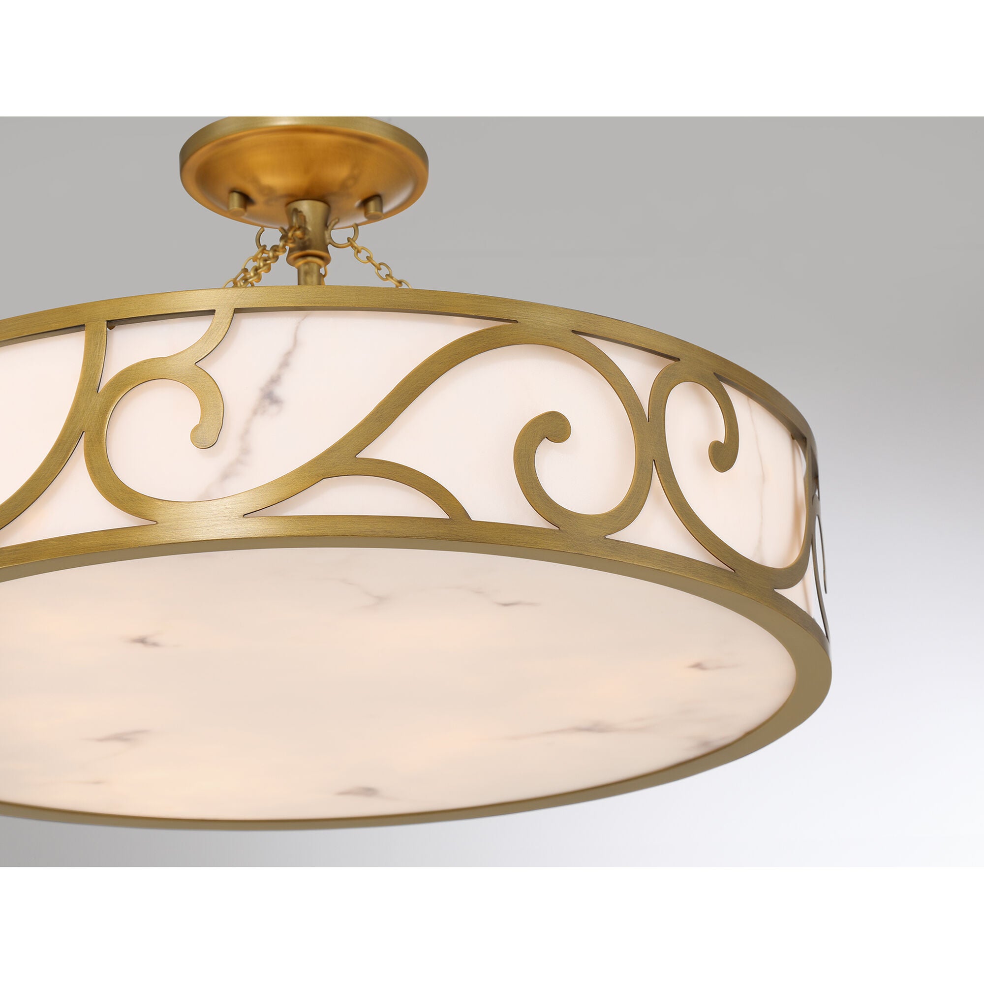 Halstead 20 Inch Semi Flush Mount,