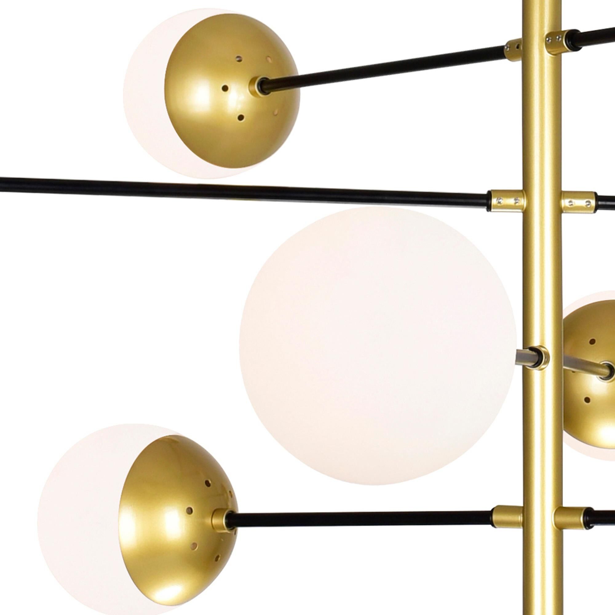 Compass 38 Inch 10 Light LED Multi Light Pendant by CWI Lighting