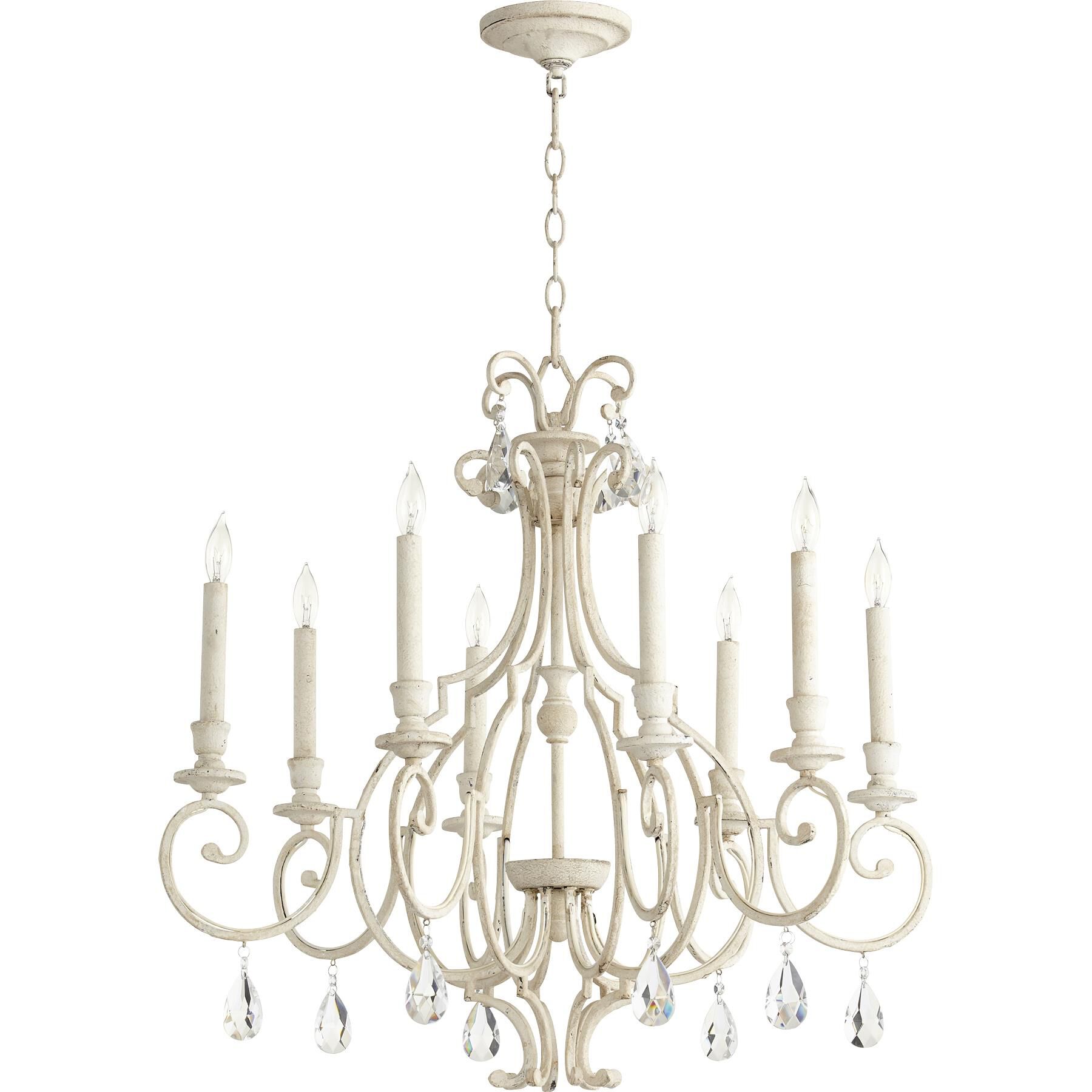 Ansley 29 Inch 8 Light Chandelier by Quorum International