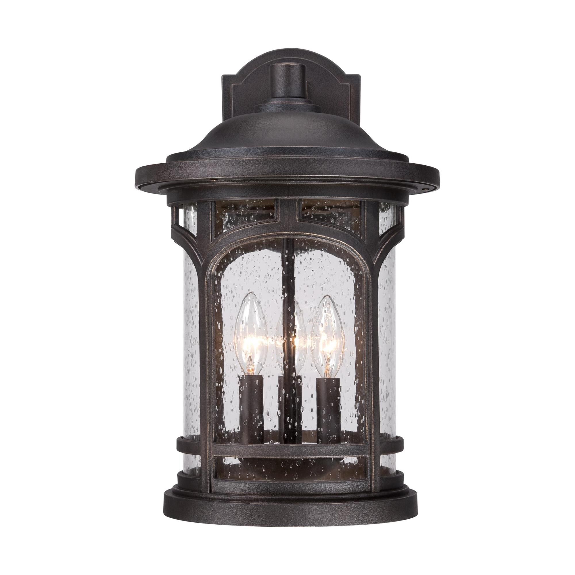 Marblehead 17 Inch Tall 3 Light Outdoor Wall Light by Quoizel