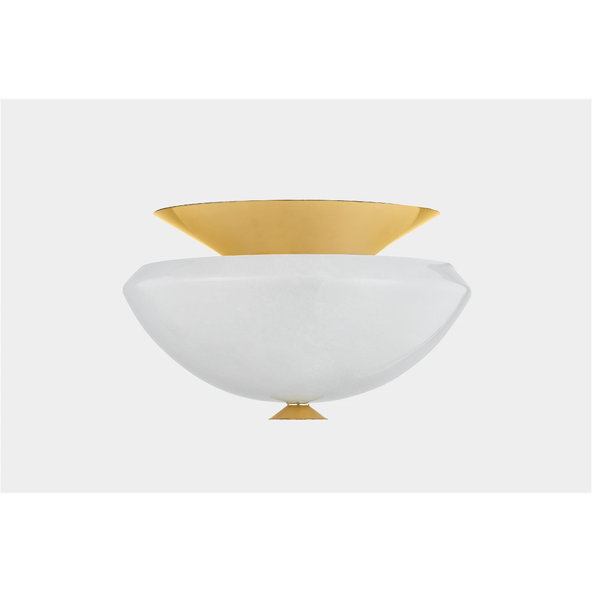 Pawtucket 15 Inch 2 Light Flush Mount,