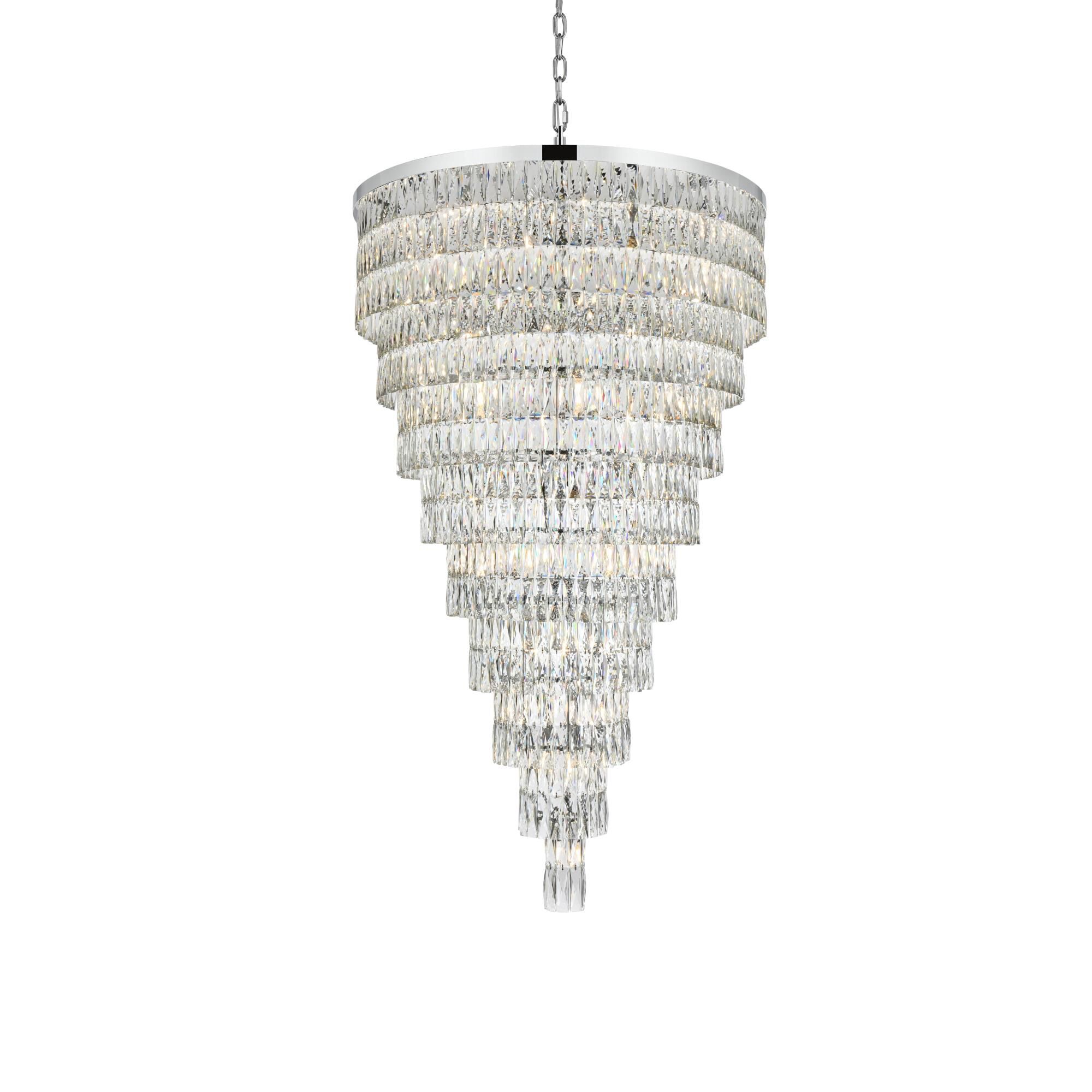 Josephine 41 Inch Chandelier by Elegant Lighting