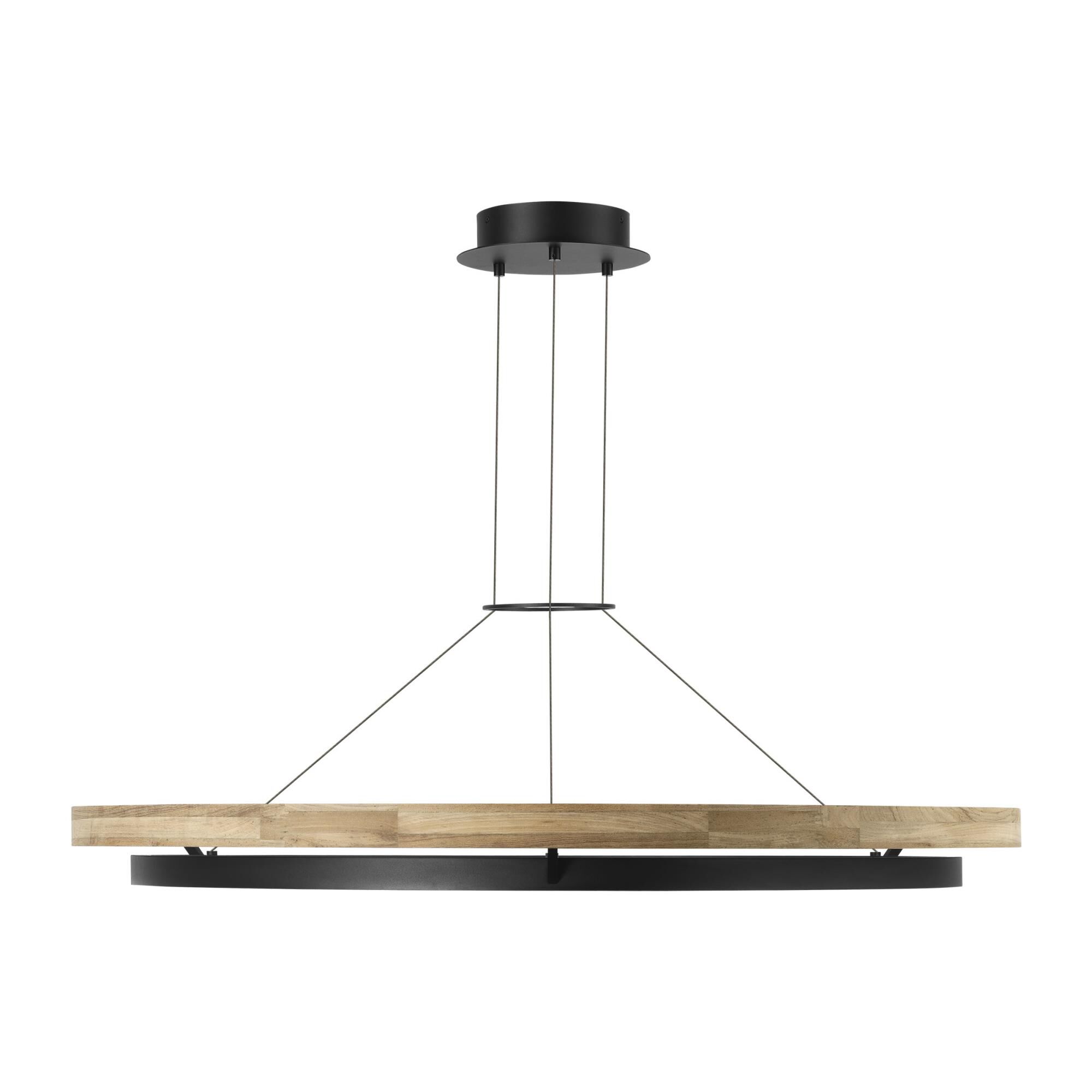 Shown in Textured Black And Teak Wood finish and Wood shade