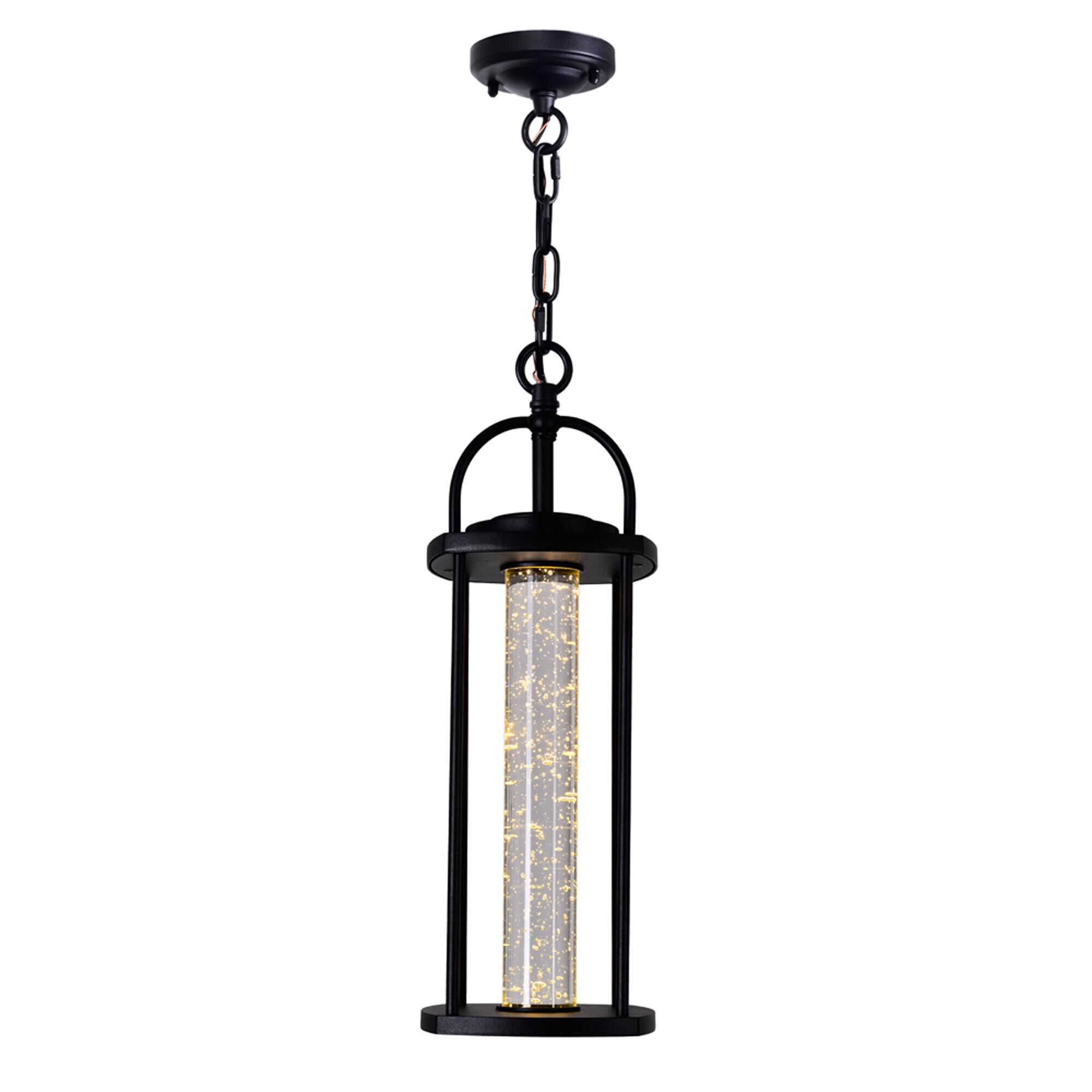 CWI Lighting Greenwood 18 Inch Tall LED Outdoor Hanging Lantern