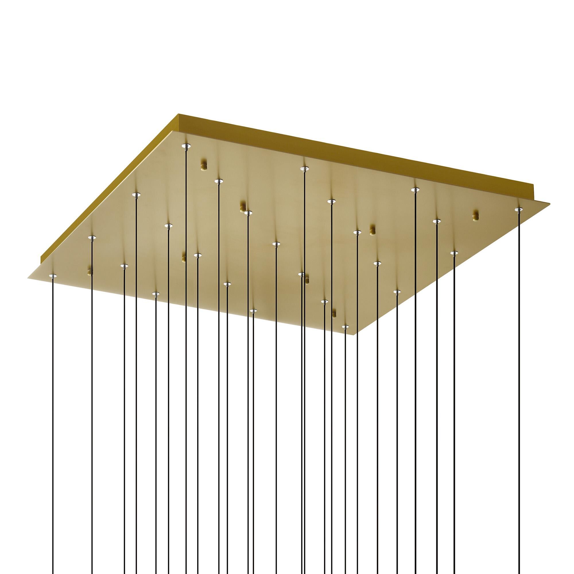 Shown in Brass finish and Clear crystal