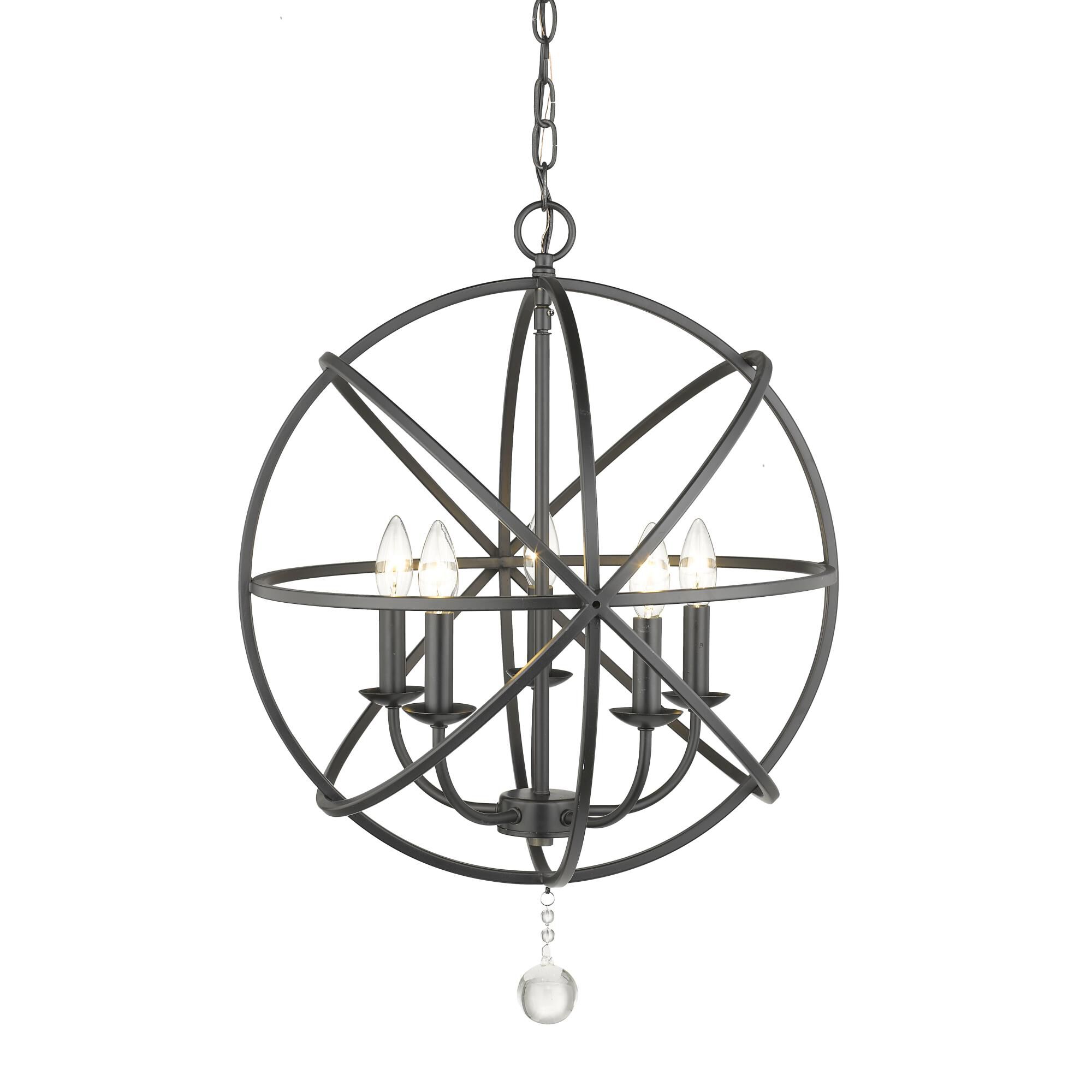 Tull 20 Inch 5 Light Mini Chandelier by Z-Lite