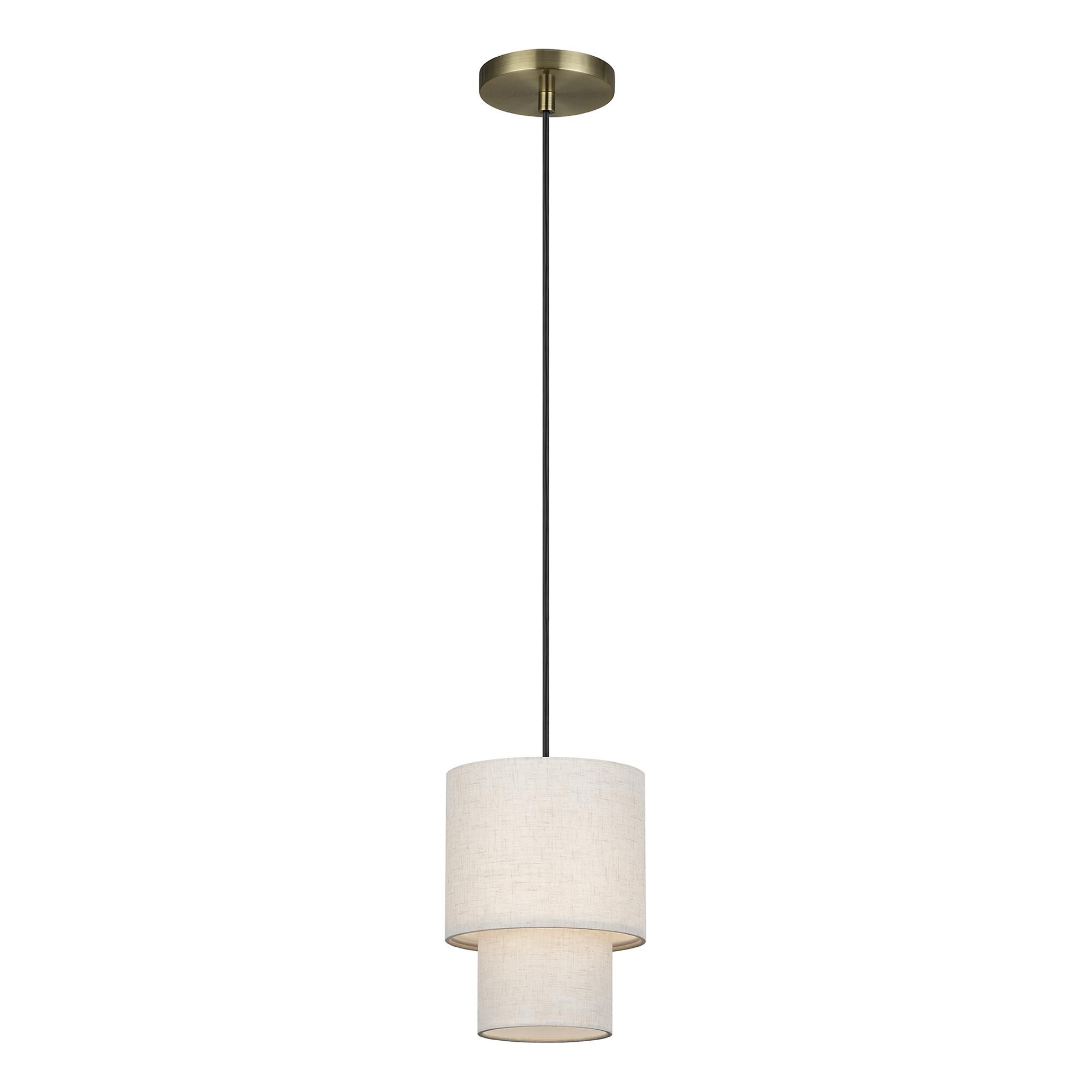 Monroe 7 Inch Mini Pendant by Livex Lighting