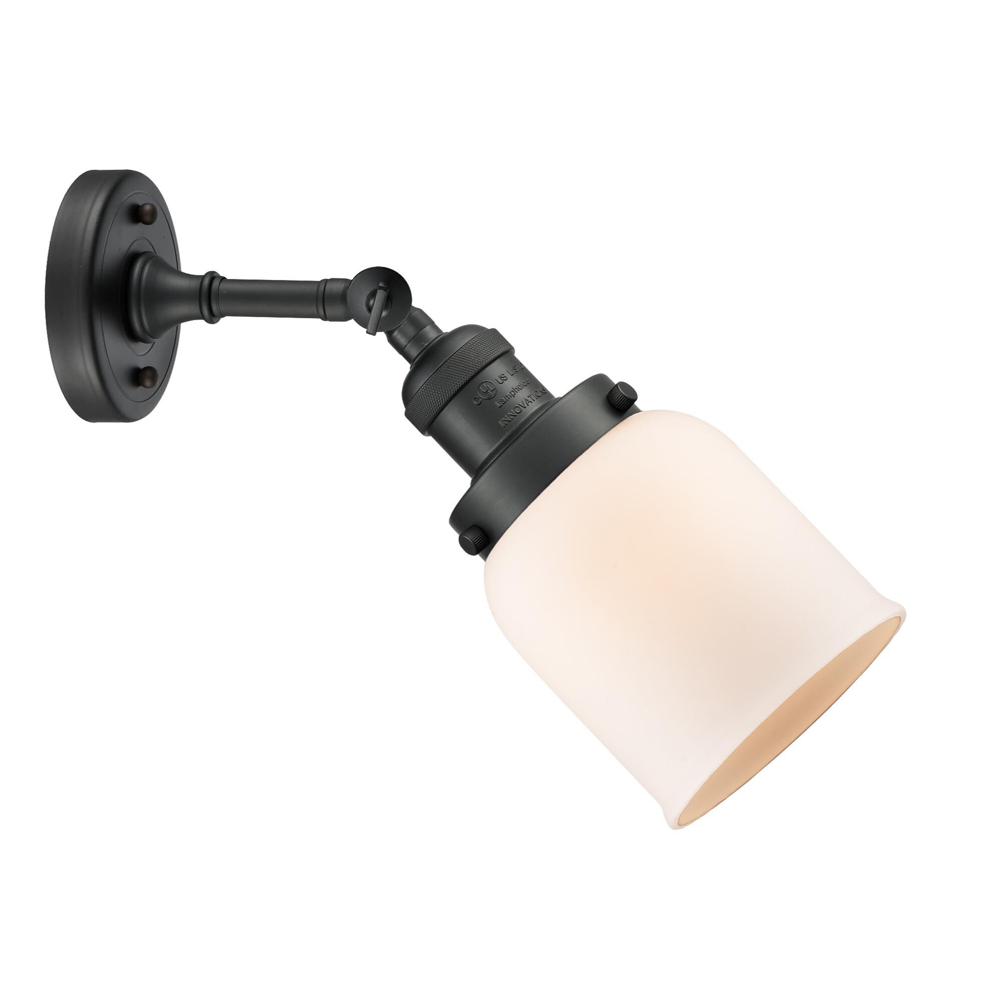 Shown in Matte Black finish and Frosted glass and None accent