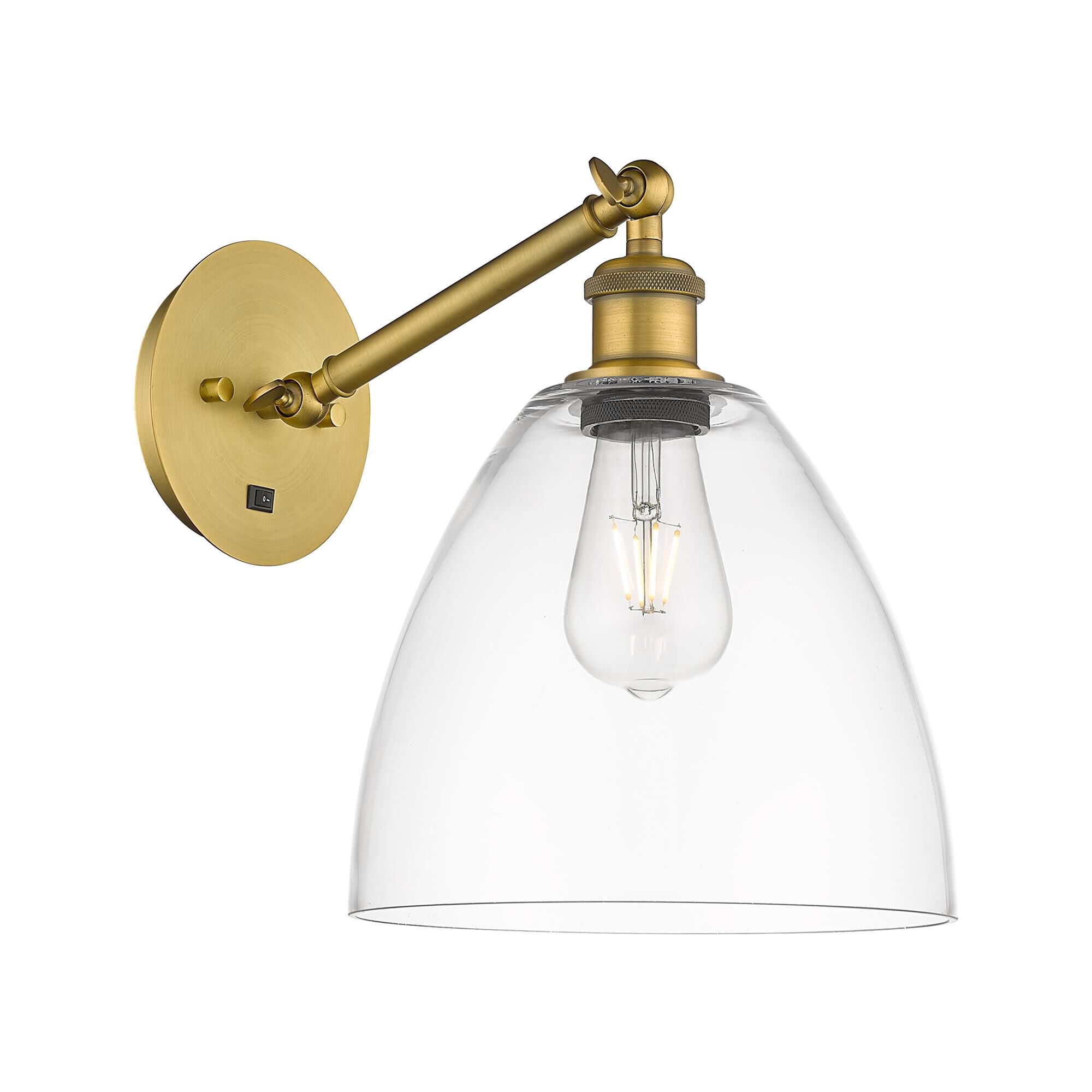Shown in Brushed Brass finish