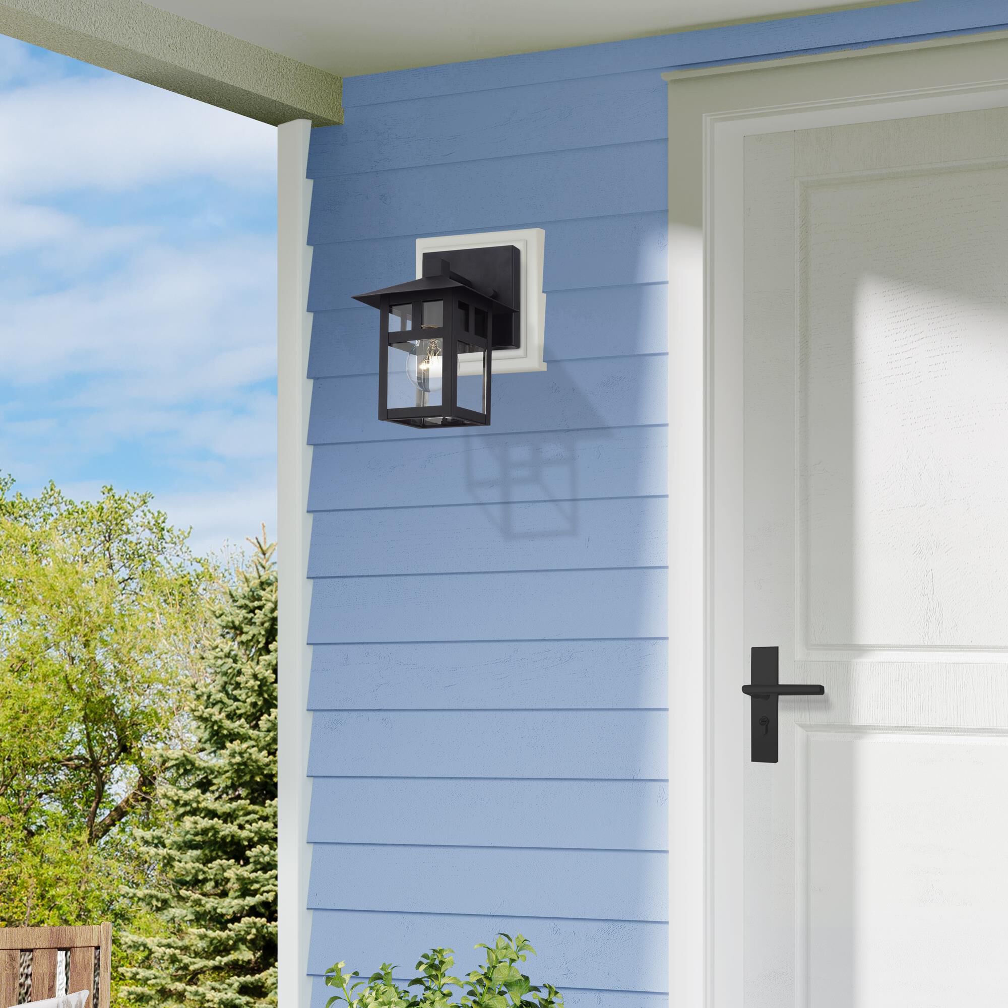 Crestlake 6 Inch Outdoor Wall Light by Livex Lighting