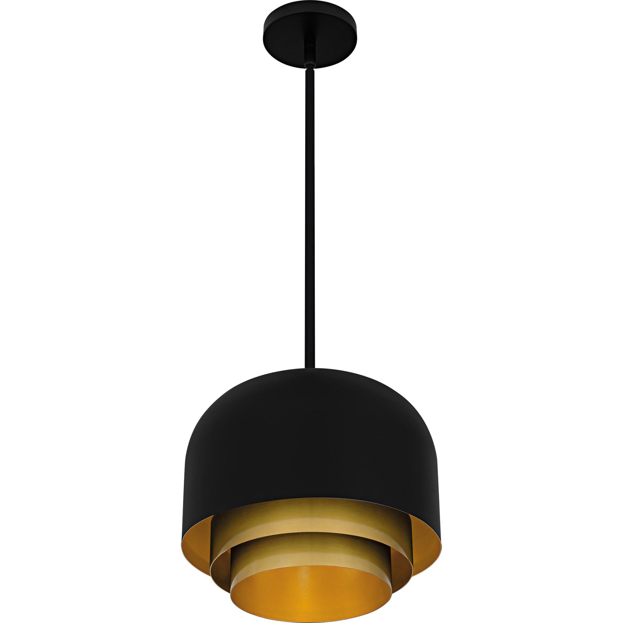 Shown in Matte Black finish and Metal shade