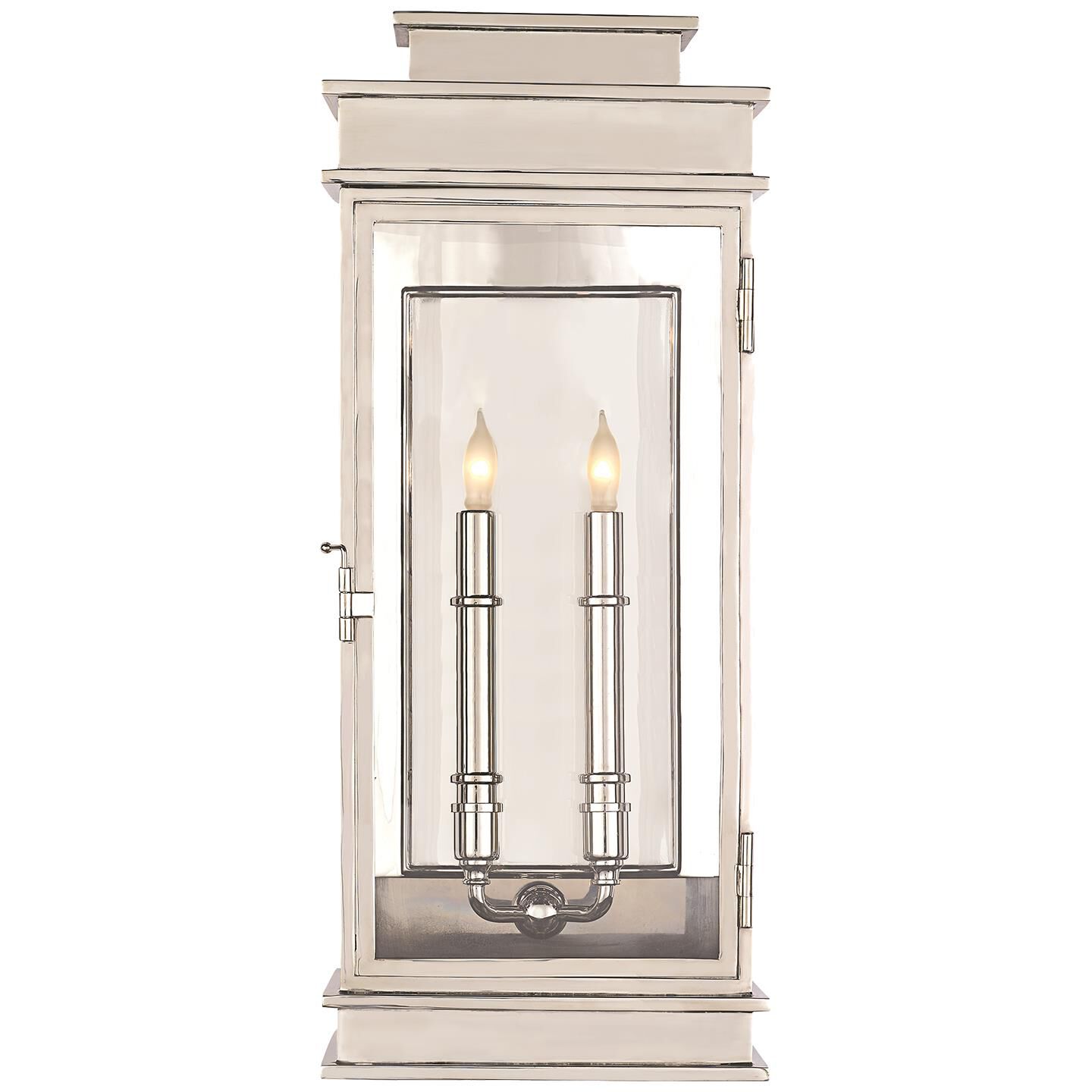 Chapman & Myers Linear Lantern 22 Inch Tall 2 Light Outdoor Wall Light by Visual Comfort Signature Collection
