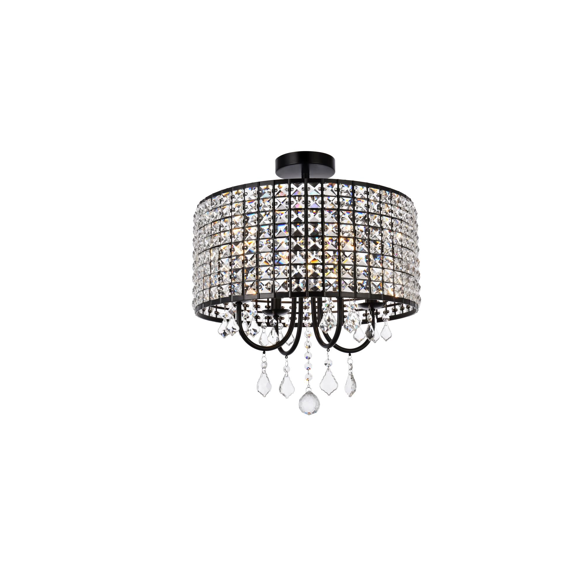 Elise Semi Flush Mount by Elegant Lighting