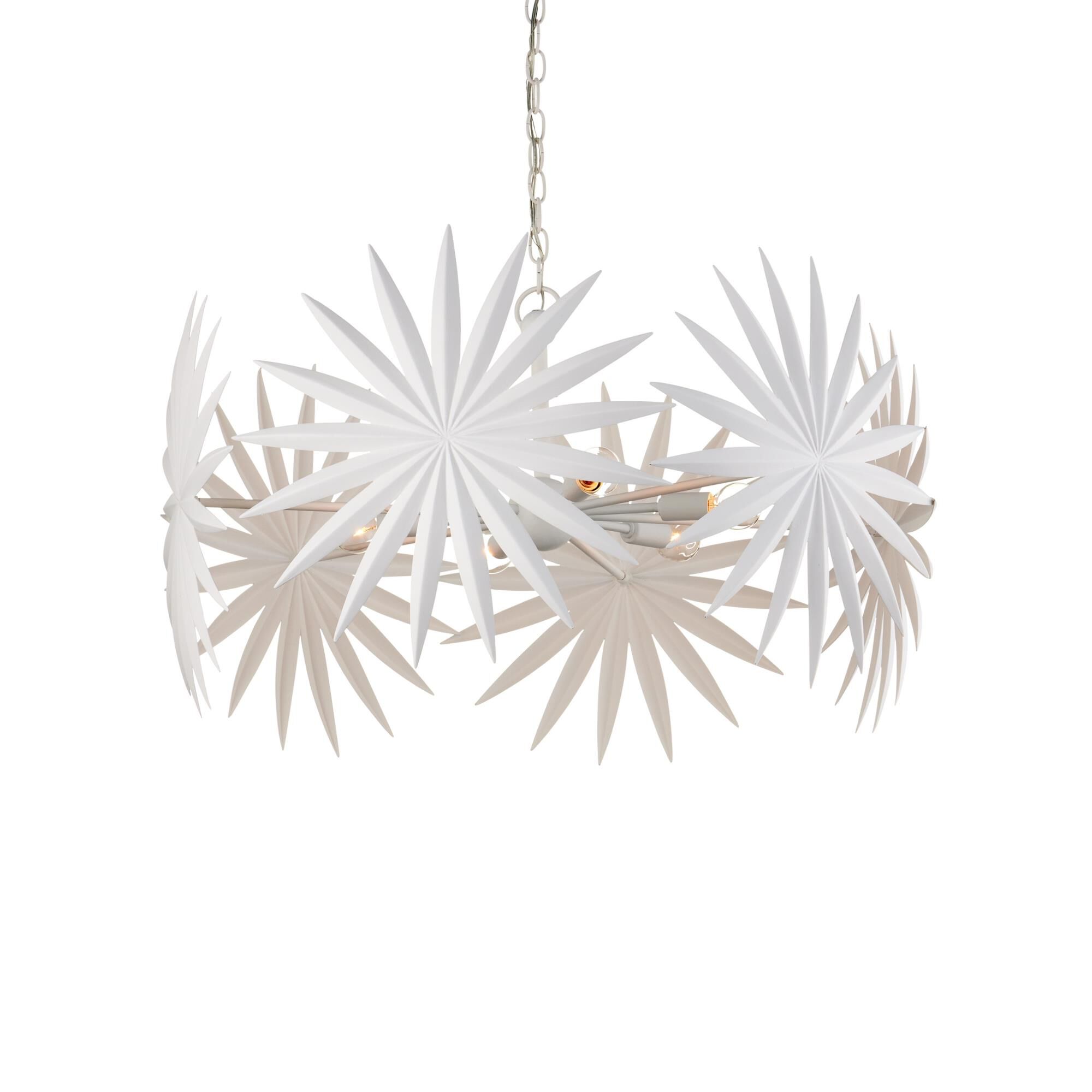 Bismarkia 30 Inch Chandelier by Currey and Company