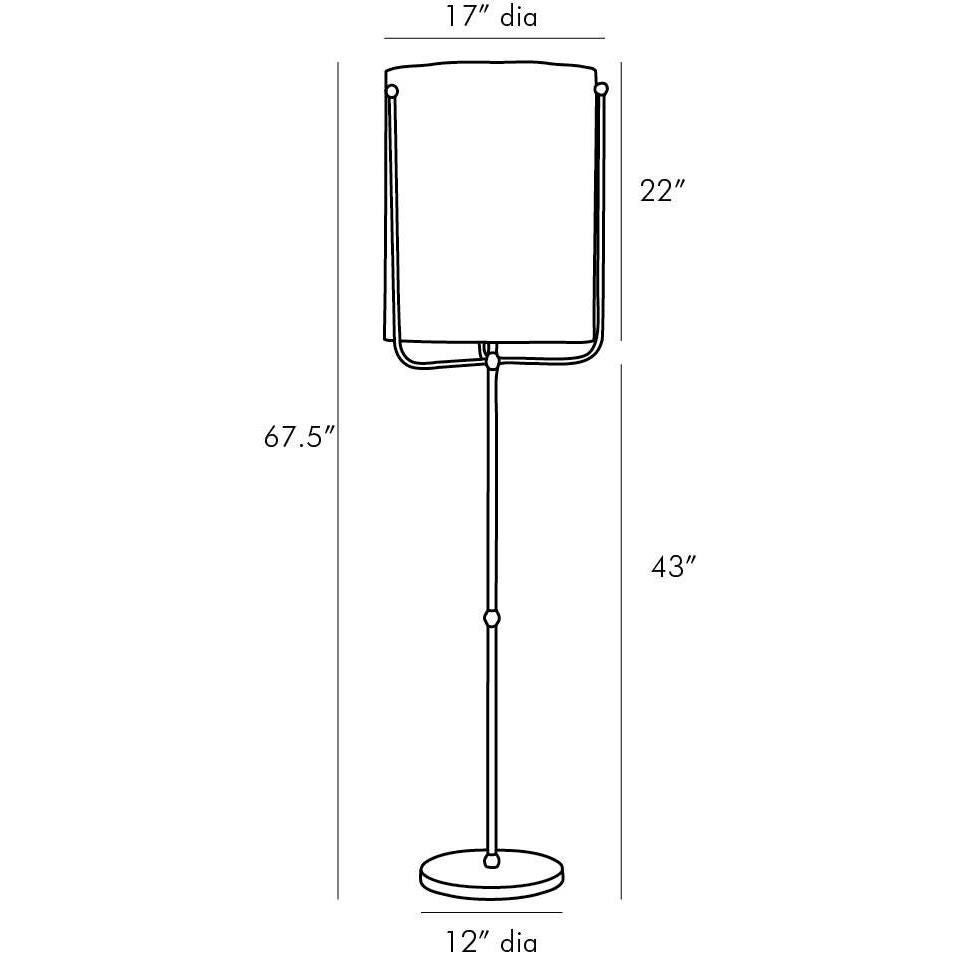 Boise 68 Inch Floor Lamp by Arteriors Home