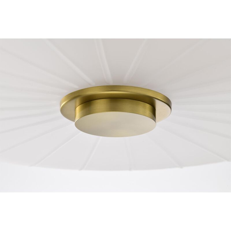 Lune 16 Inch Semi Flush Mount by Nuvo Lighting