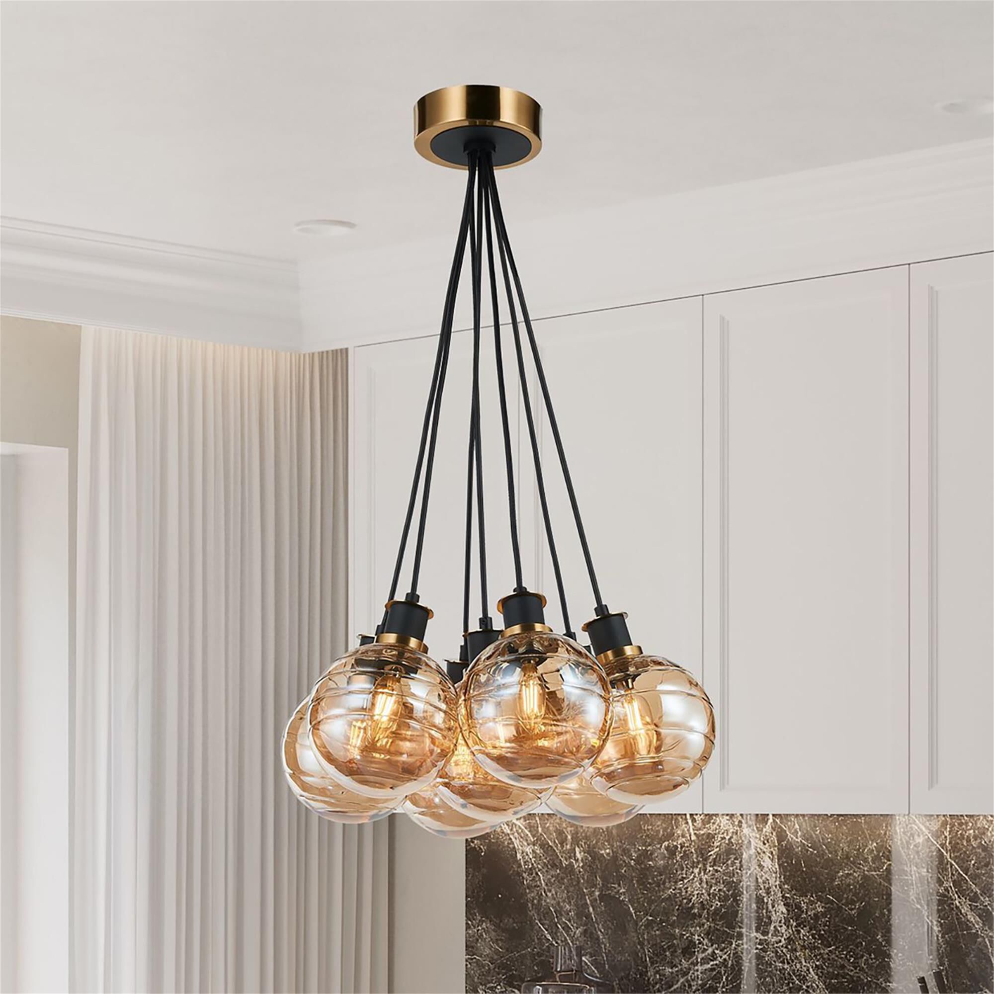 Gem 18 Inch Multi Light Pendant by Artcraft