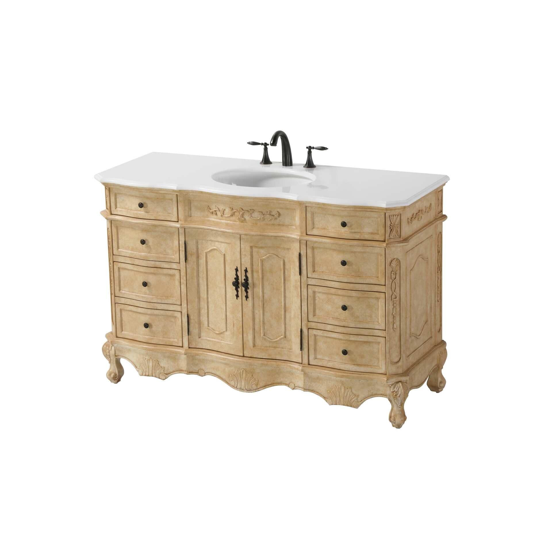 Shown in Antique Beige finish