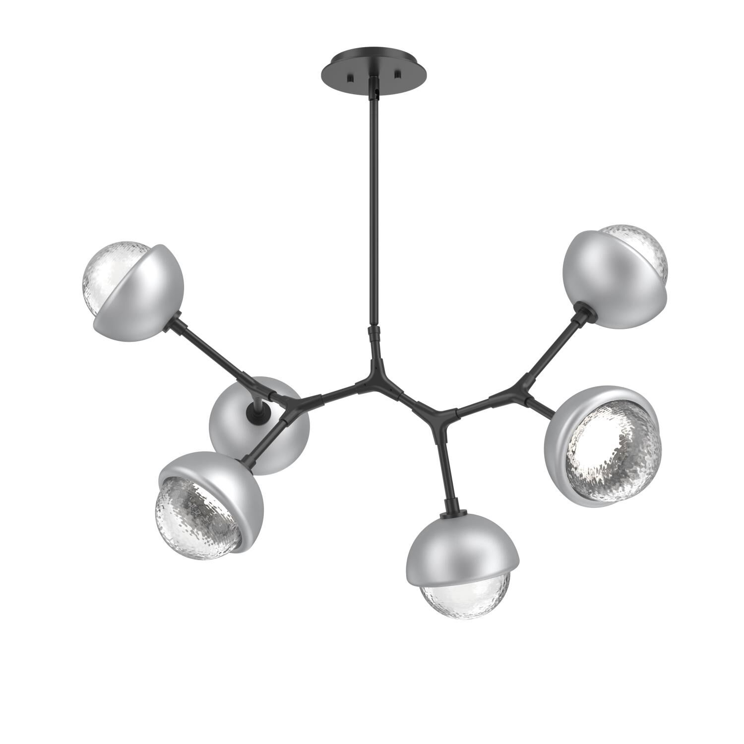 Levi Wilson Cabochon 31 Inch Linear Suspension Light by Hammerton Studio